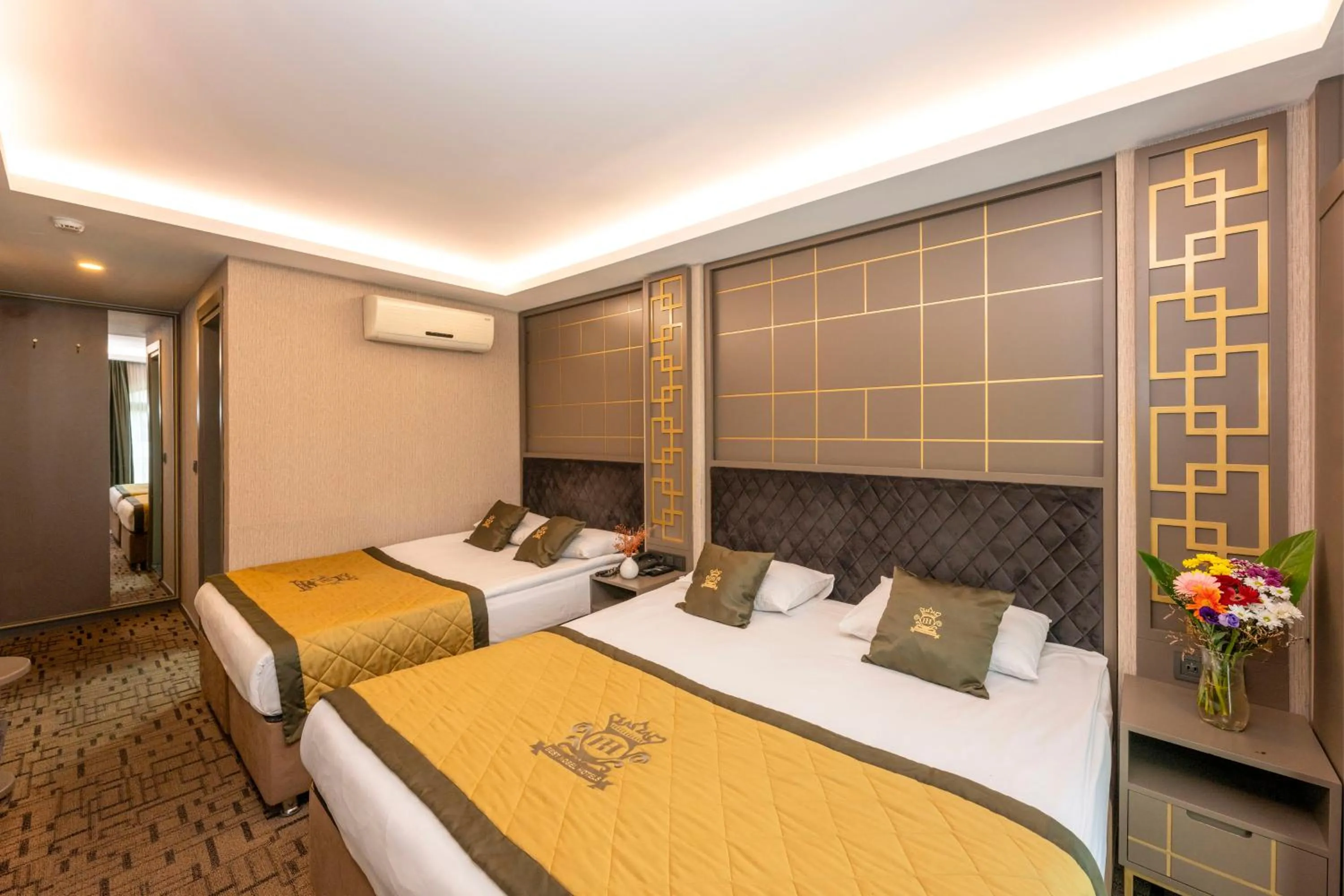 Bed in Grand Best Nobel Hotel 2 İstanbul