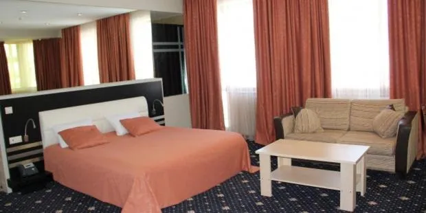 Bed in Hotel Villa Palace