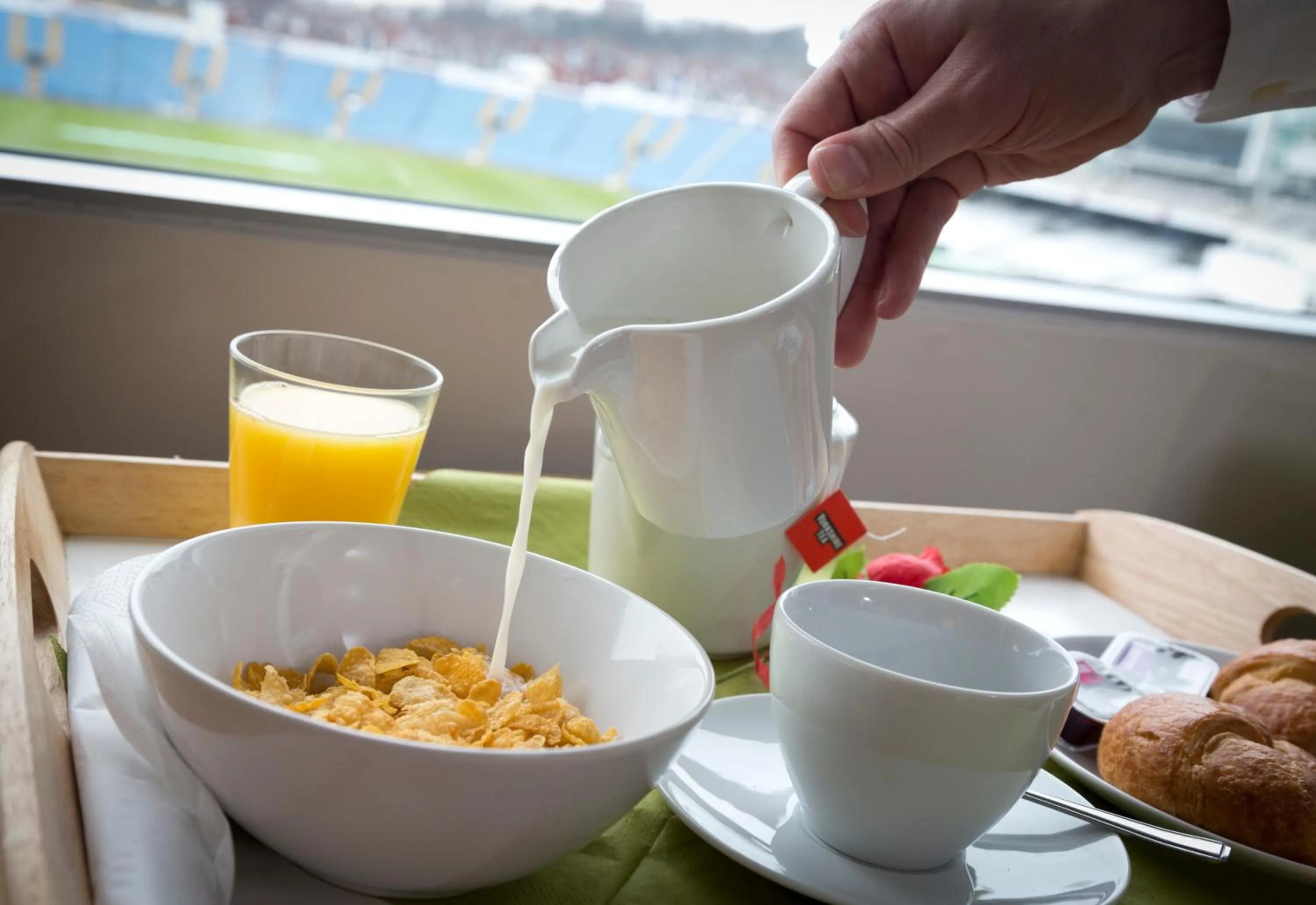 Continental breakfast in Headingley Lodge