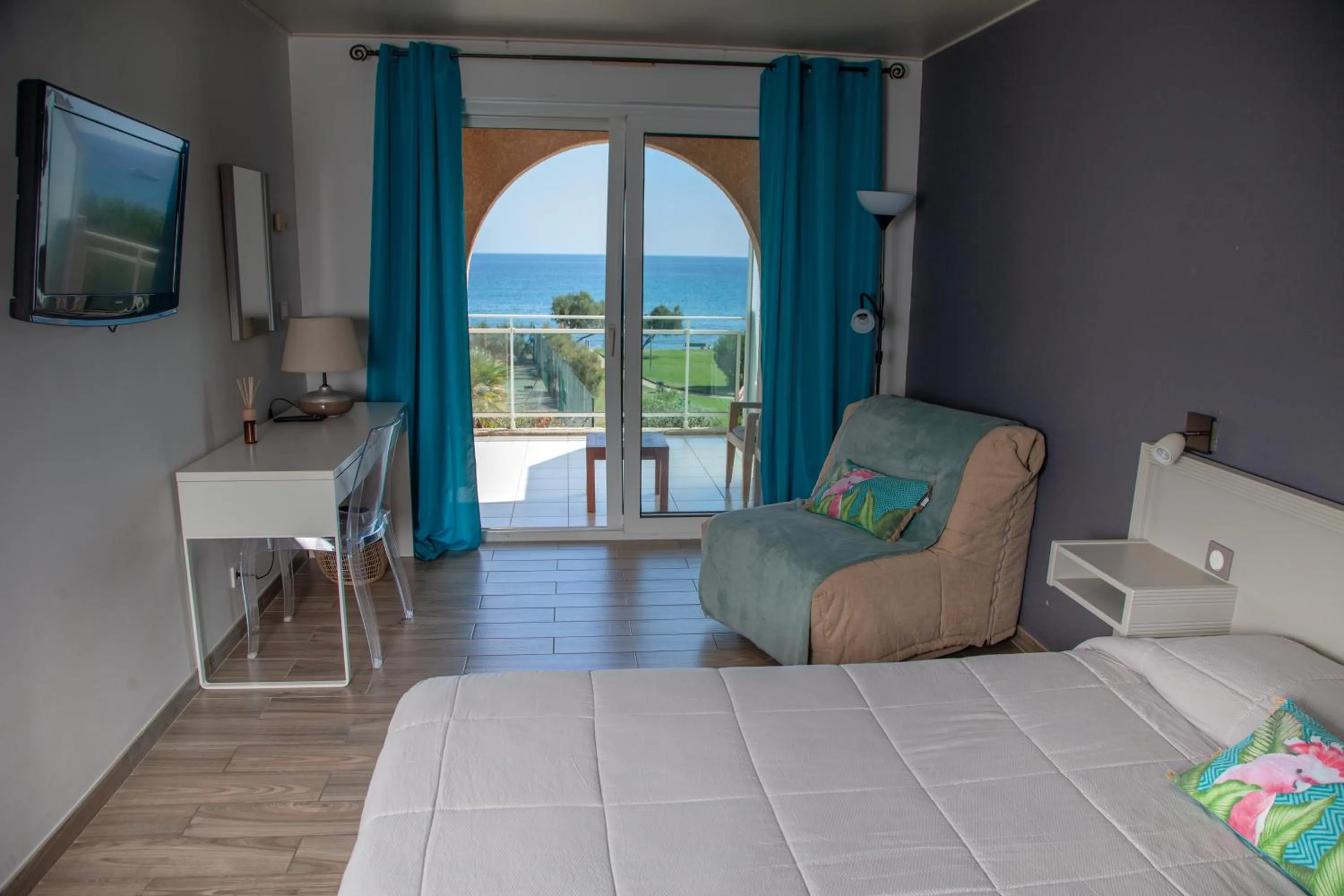 Balcony/Terrace, Bed in Orizonte