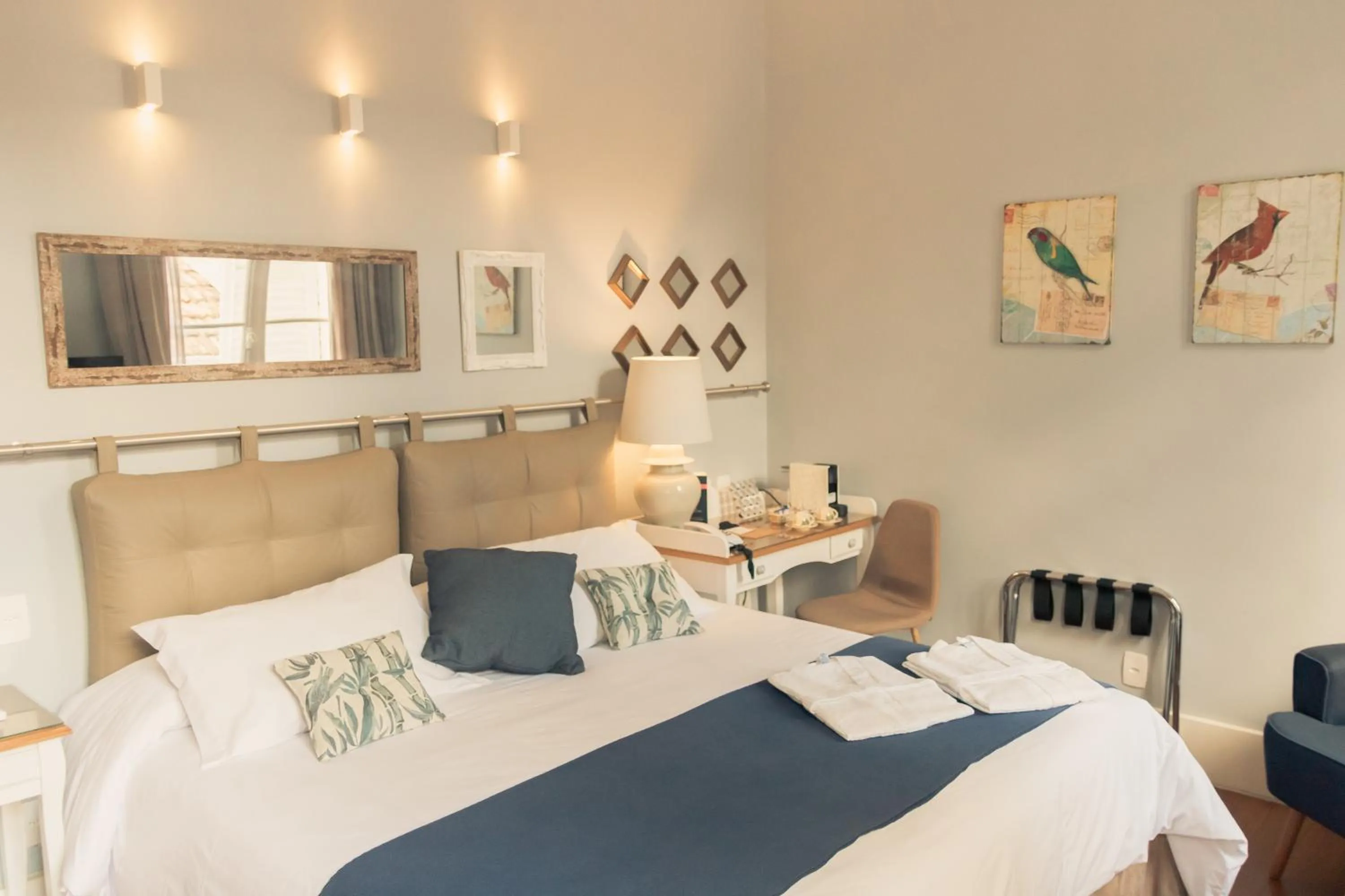 Bed in Casa Rosa Hotel Boutique