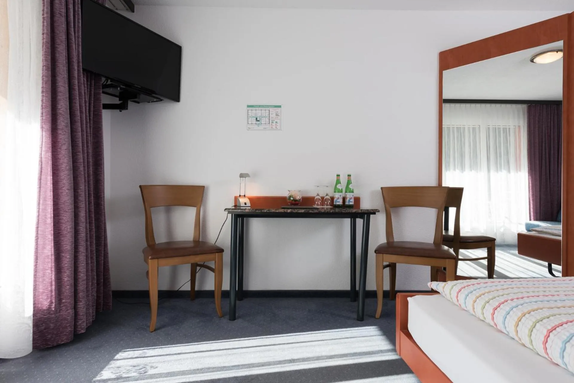 Bed in Hotel-Restaurant Ackersand