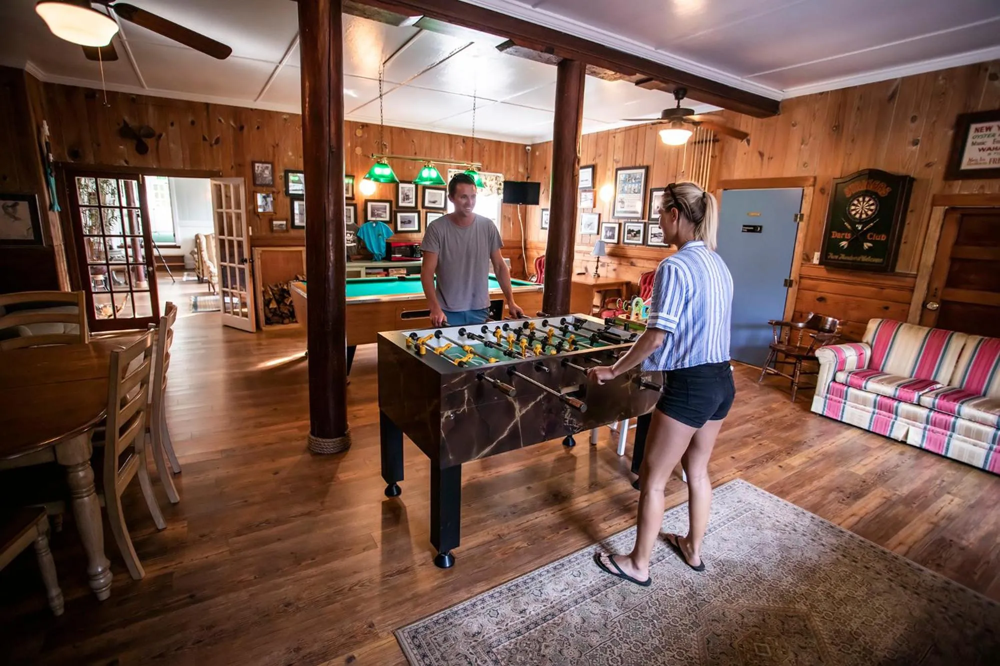 People in Blackbeard's Lodge