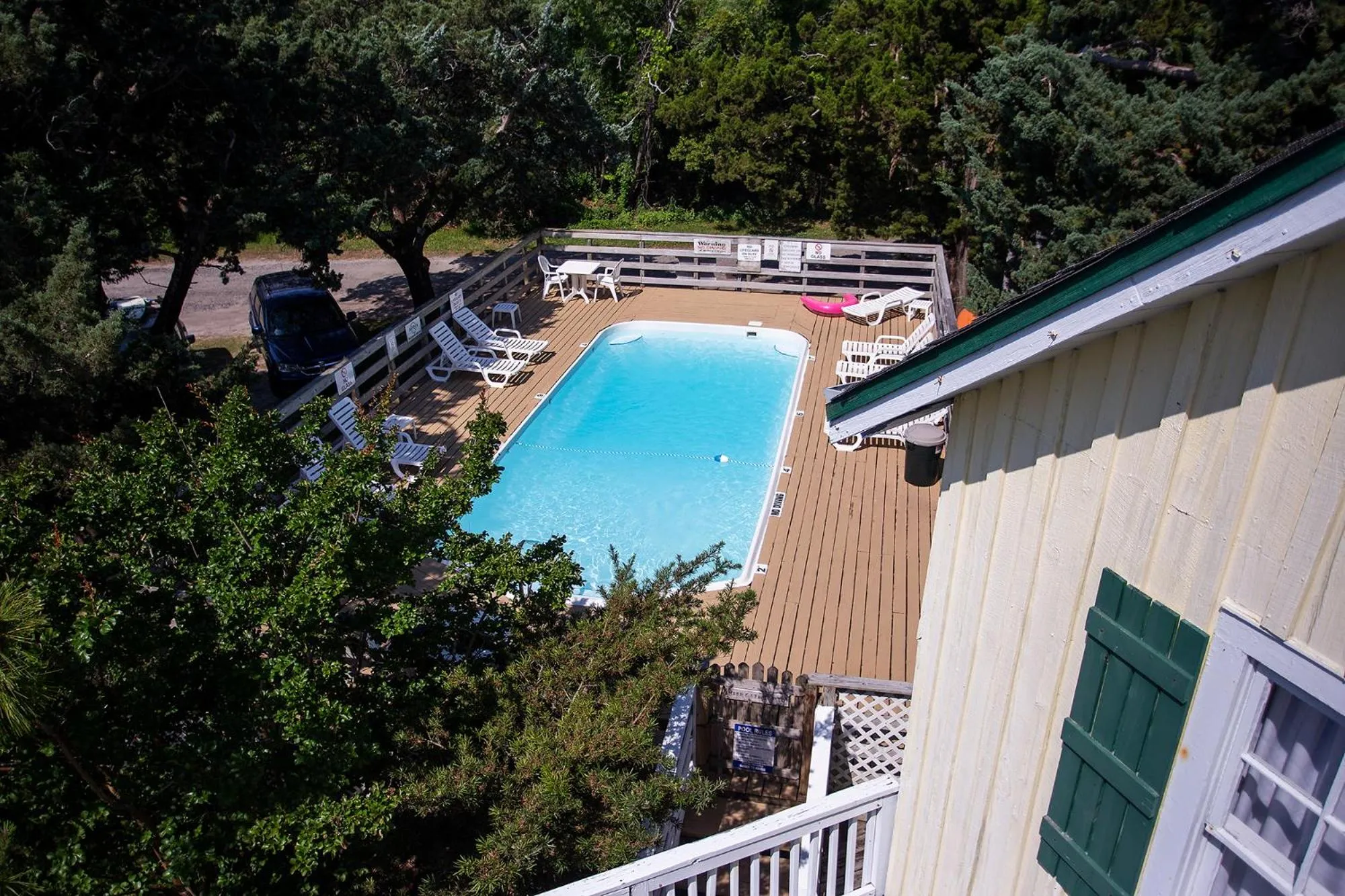 Bird's eye view in Blackbeard's Lodge