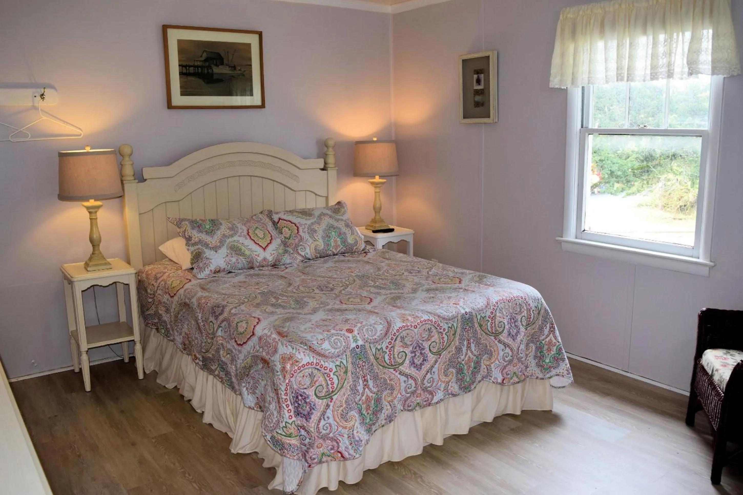 Bed in Blackbeard's Lodge