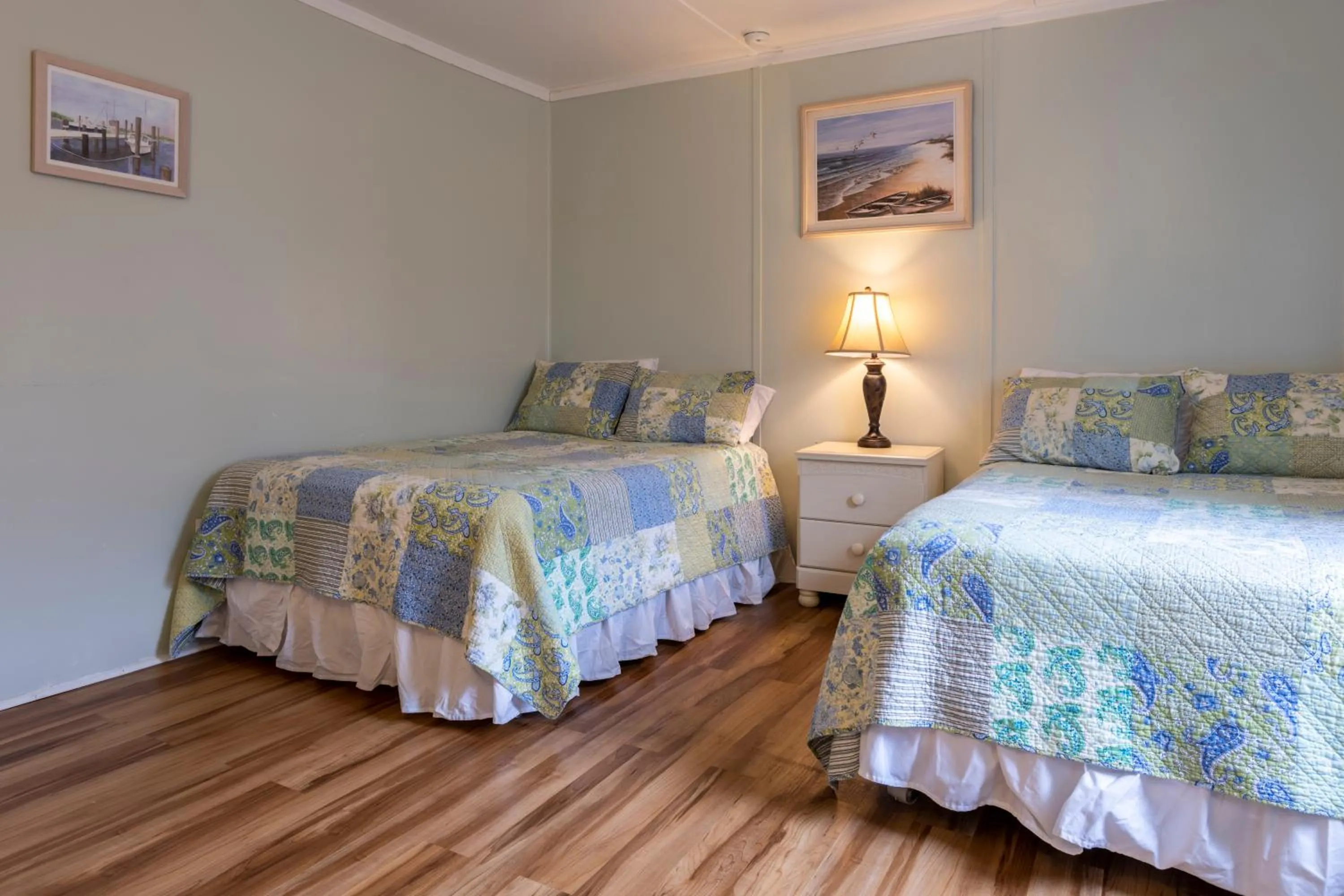 Bed in Blackbeard's Lodge