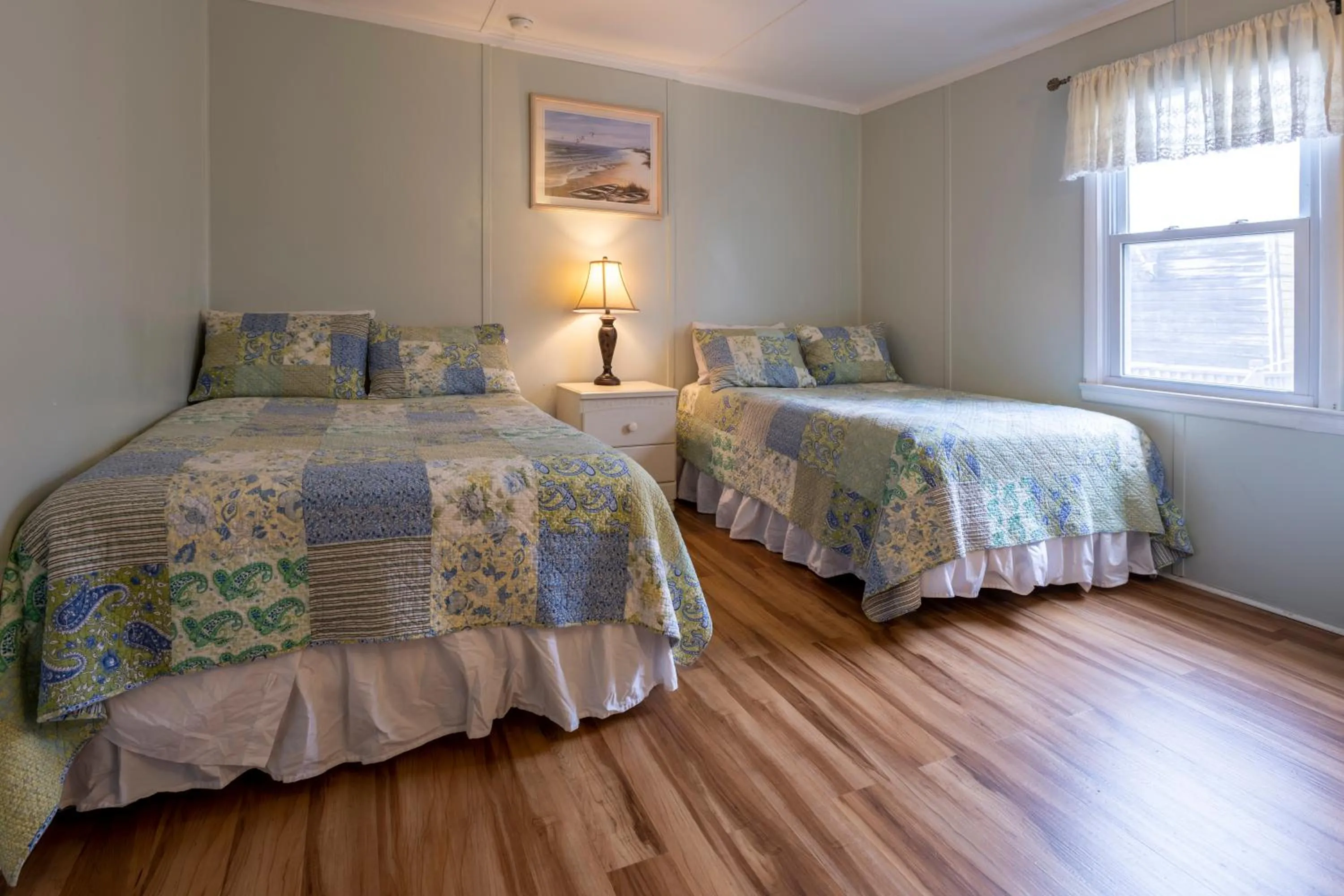 Bed in Blackbeard's Lodge