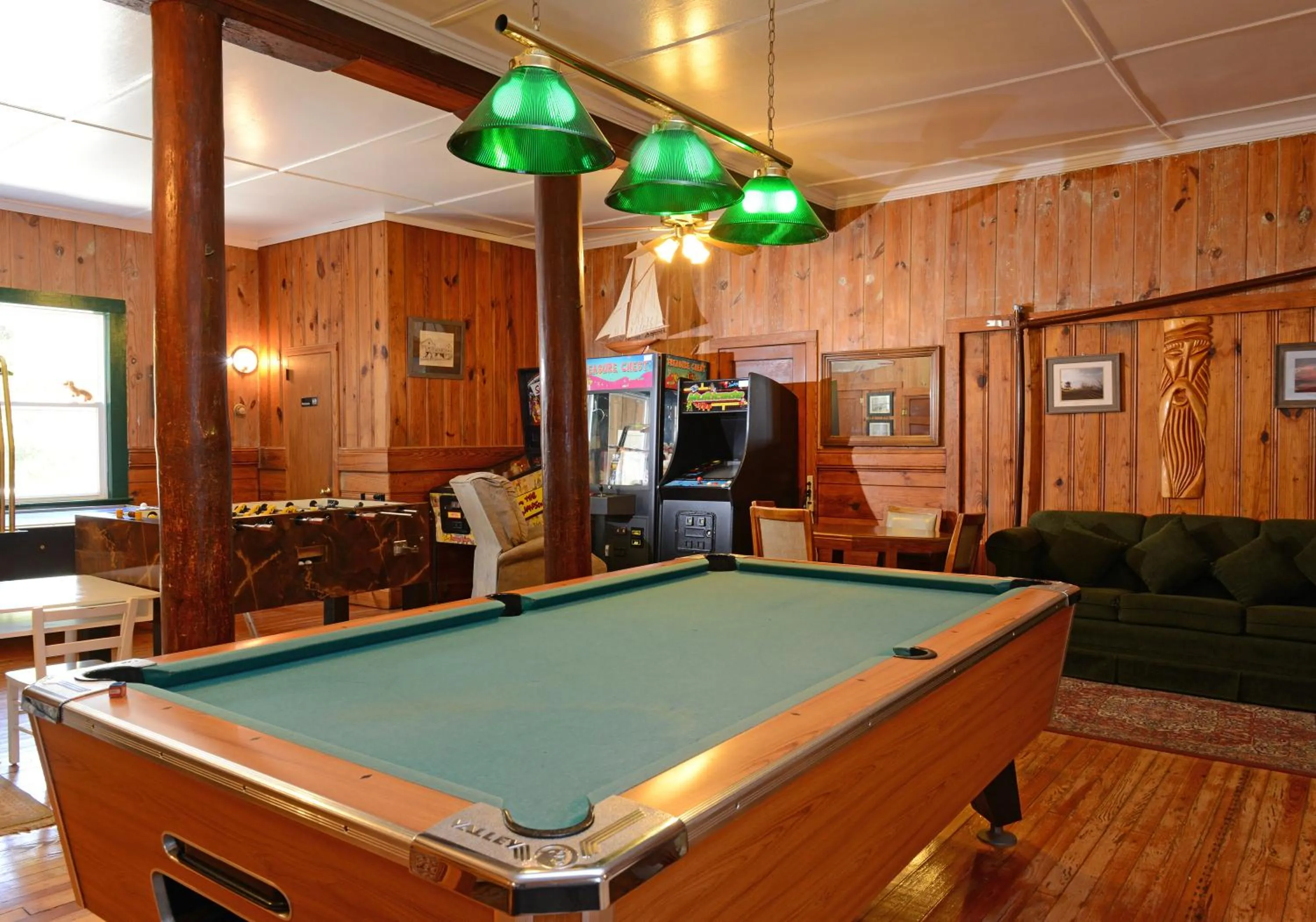 Game Room in Blackbeard's Lodge