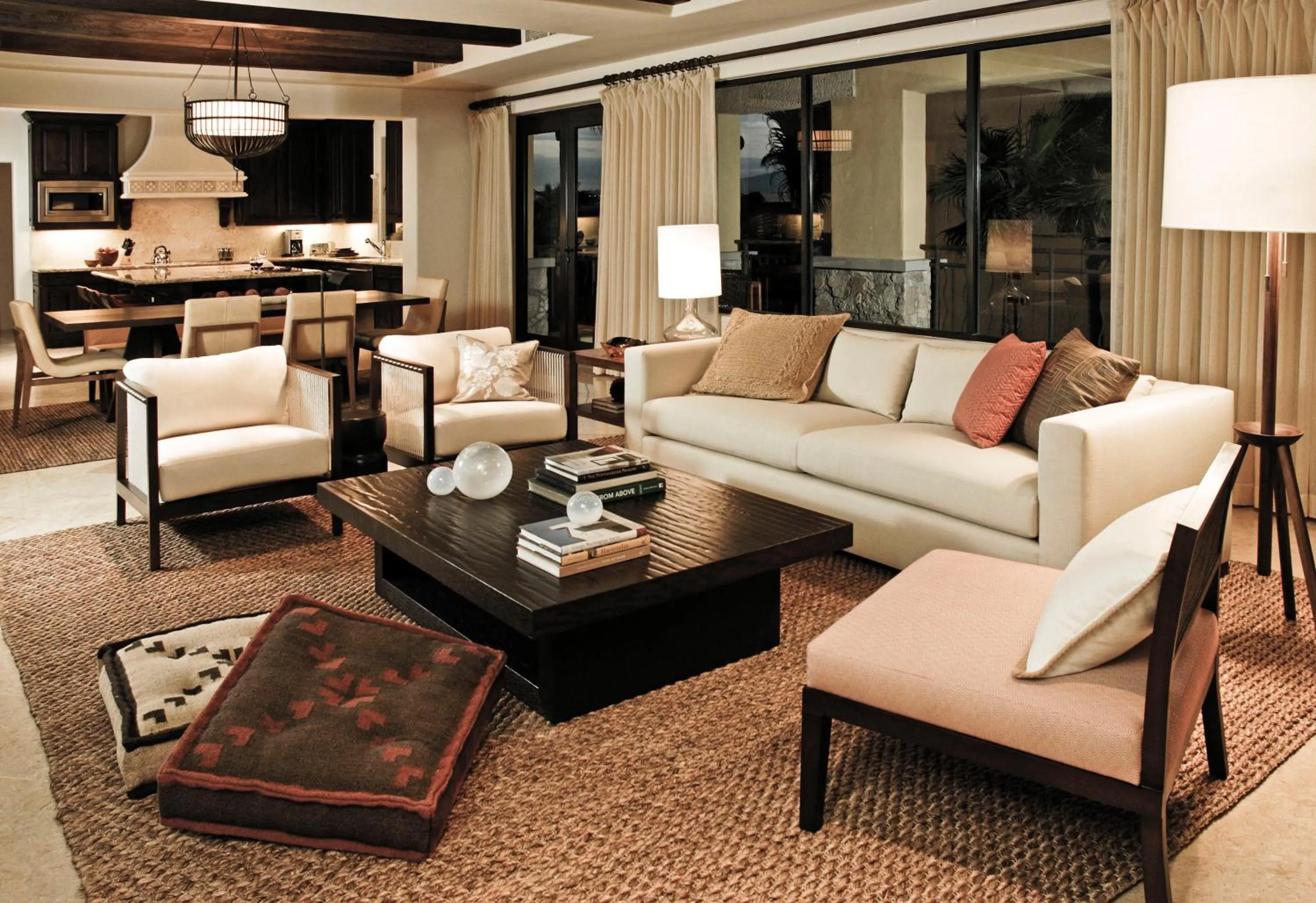 Living room in Hacienda Beach Club & Residences