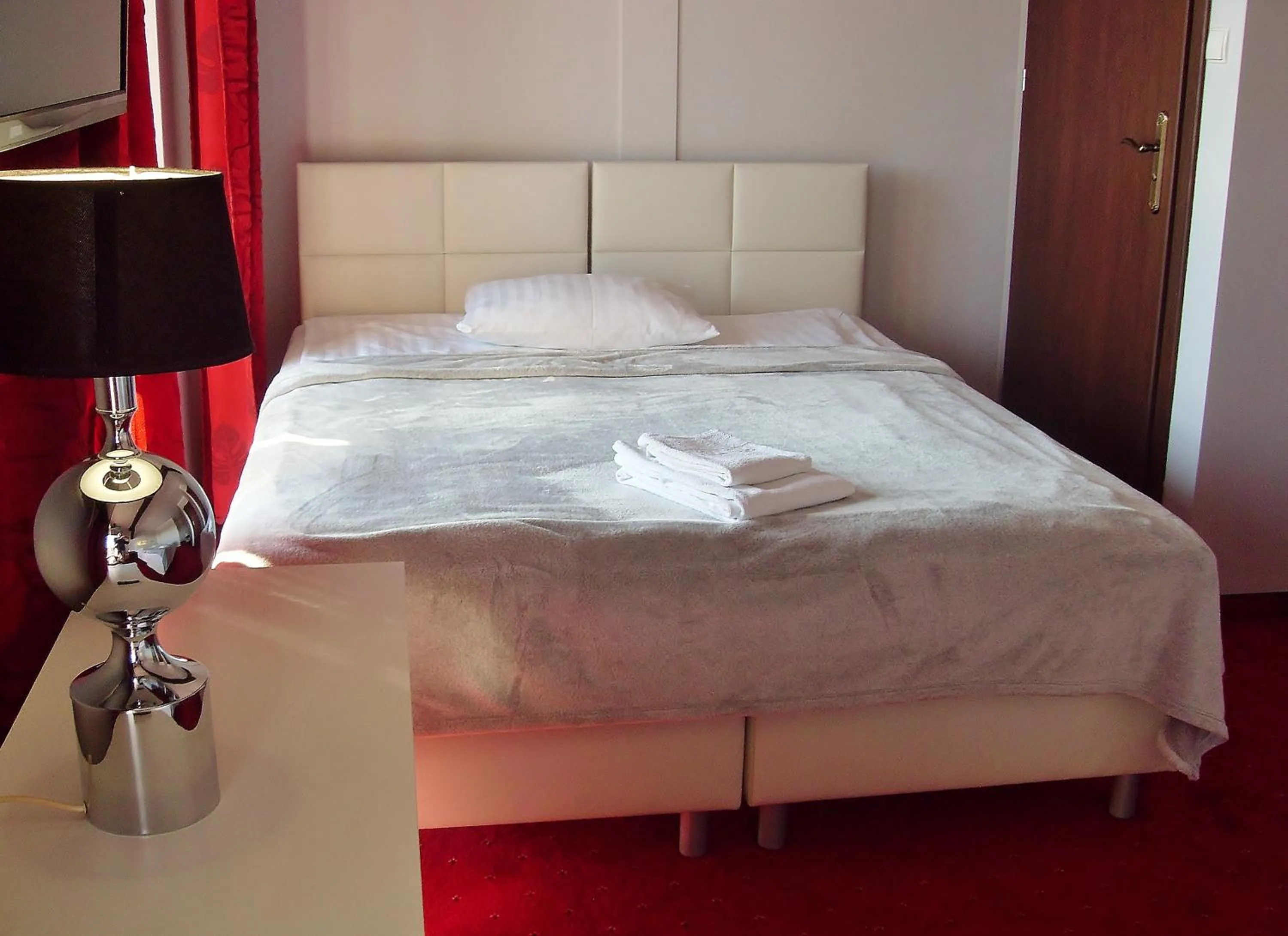 Bed in Mazurska Chata jezioro i aquapark 6 min, centrum i promenada 12 min