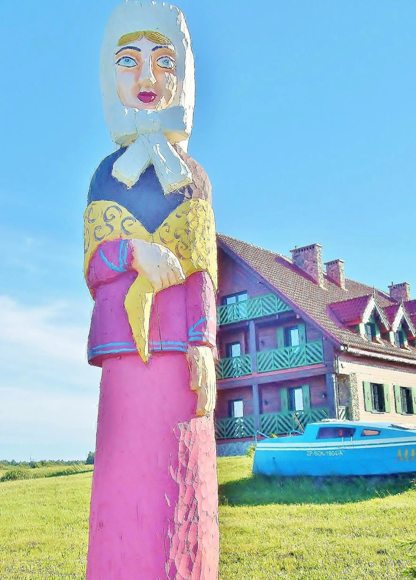 View (from property/room) in Mazurska Chata jezioro i aquapark 6 min, centrum i promenada 12 min