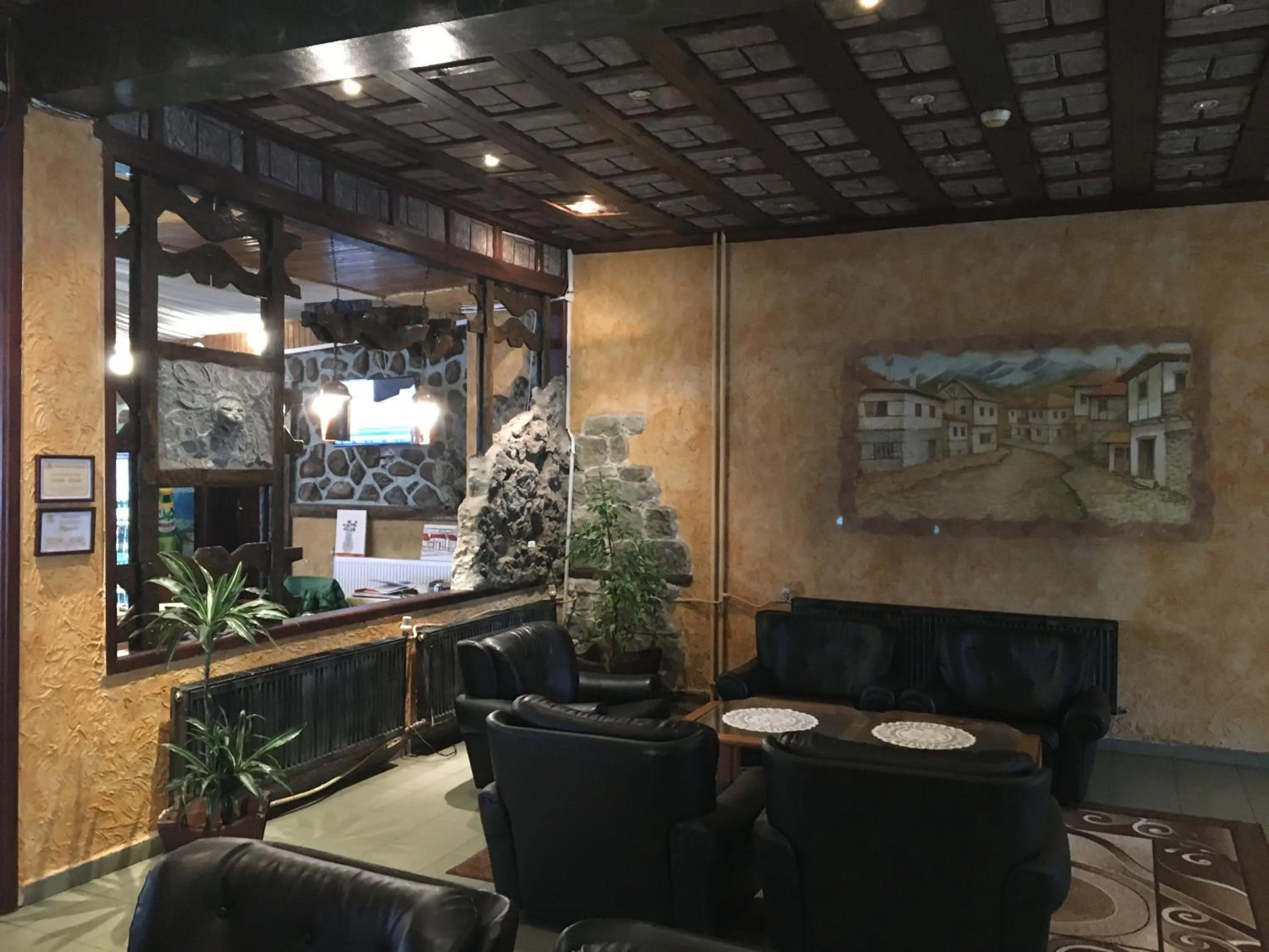 Lobby or reception in Hotel Rodina