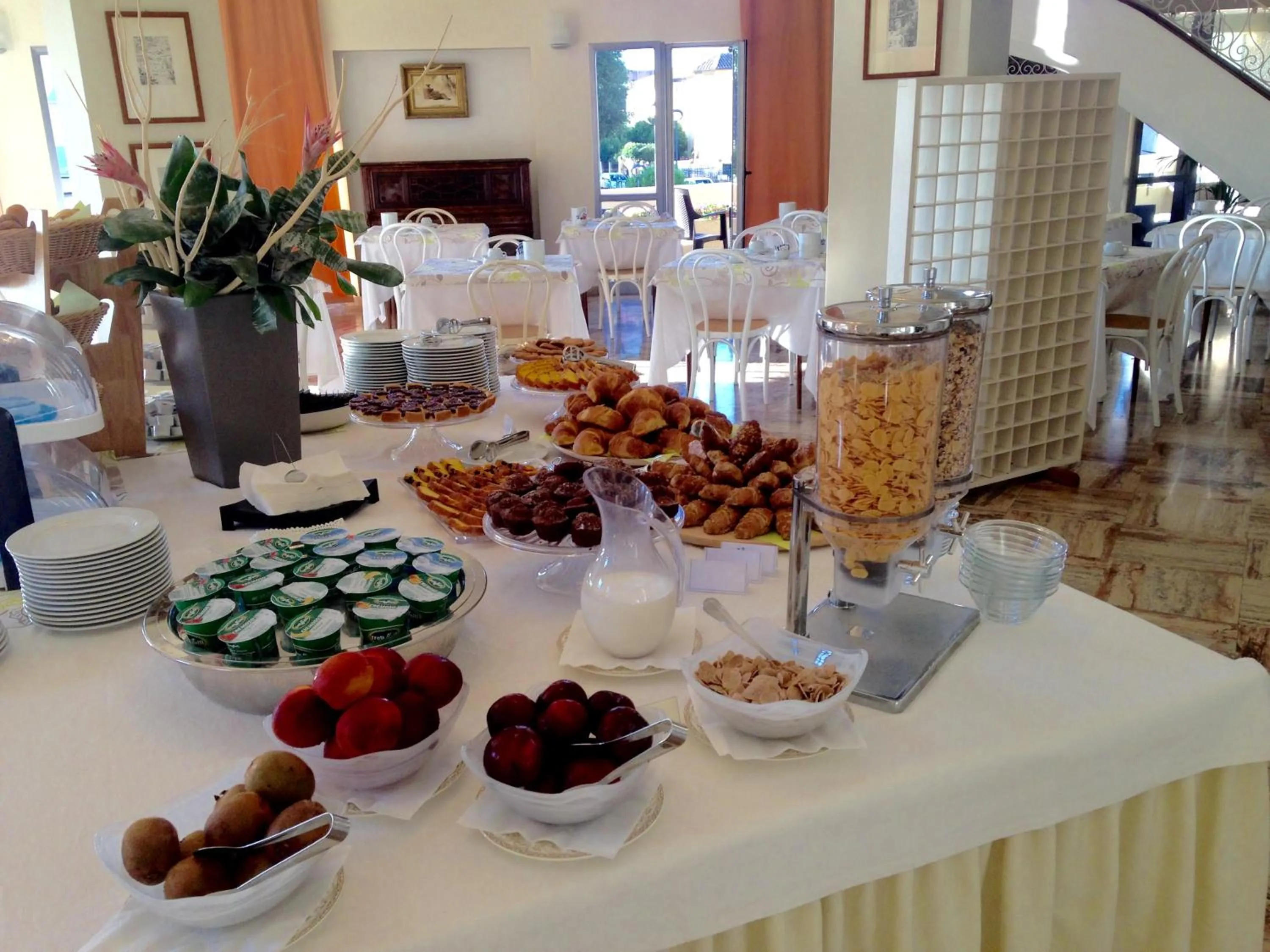 Buffet breakfast in Hotel Palace