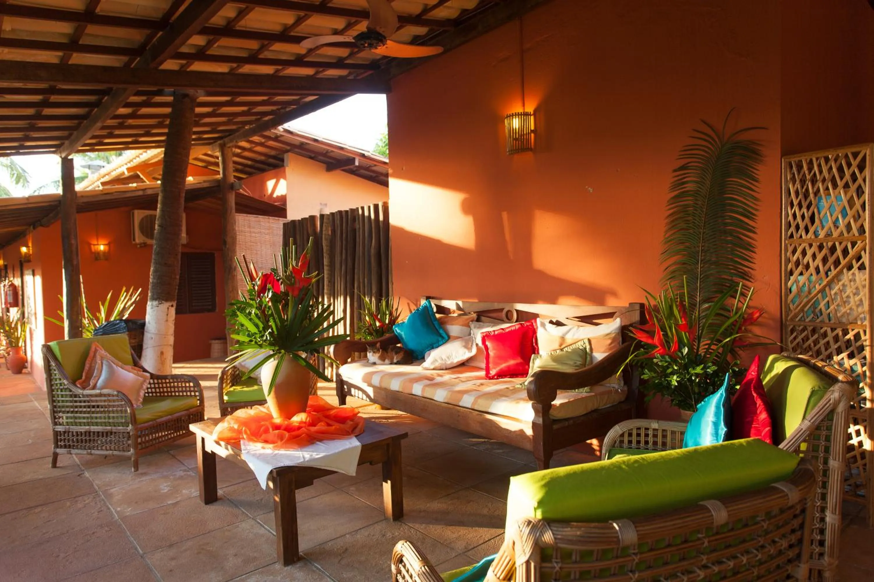 Lounge or bar in Pousada Praia das Ondas - Pé na areia