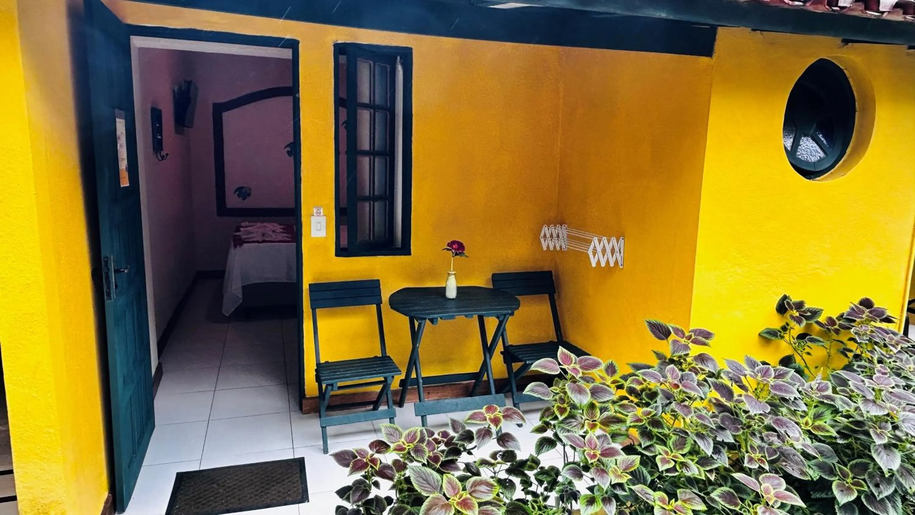 Balcony/Terrace in Pousada Aporan Ilhabela