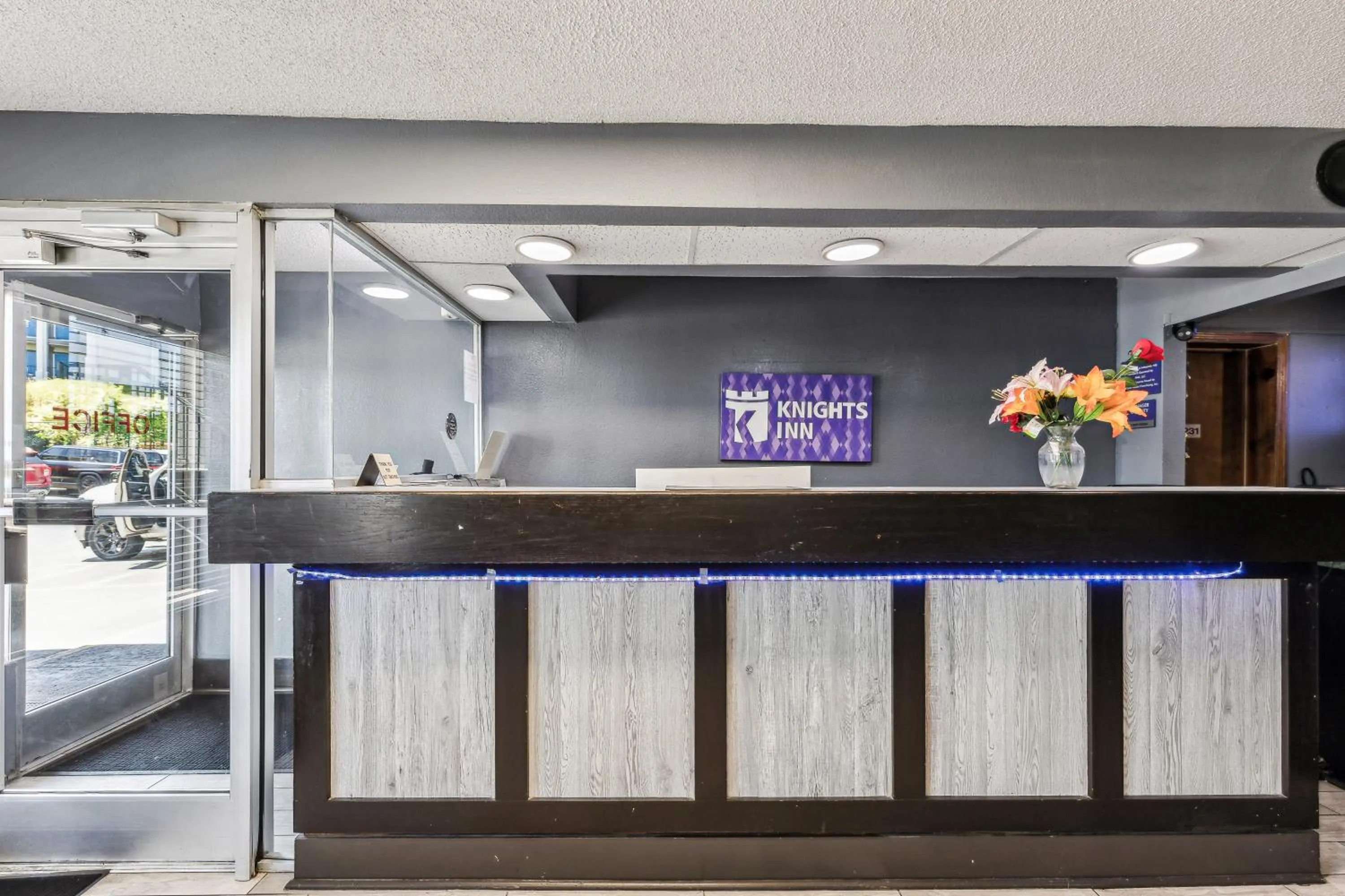 Lobby or reception in Knights Inn Antioch