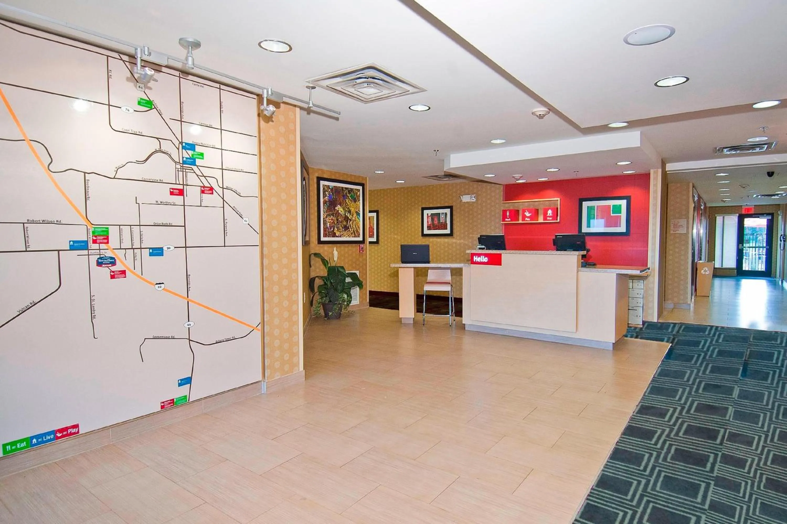 Lobby or reception in TownePlace Suites by Marriott Baton Rouge Gonzales