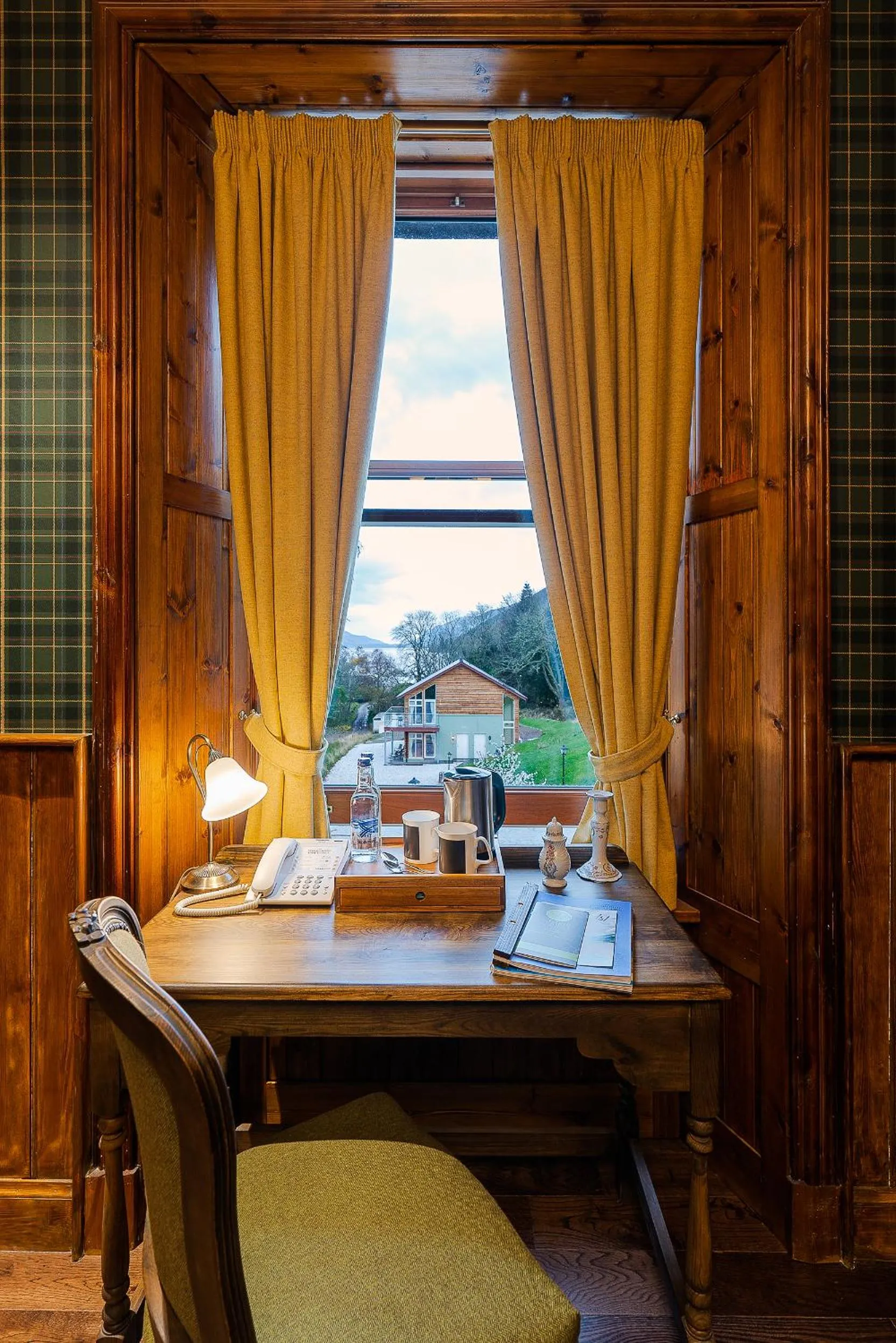 Seating area in The Whispering Pine Lodge