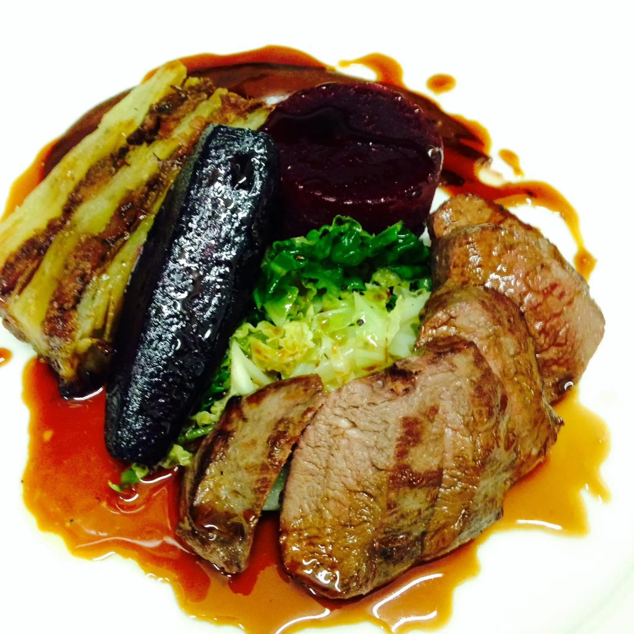 Food close-up in Glenskirlie Castle Hotel