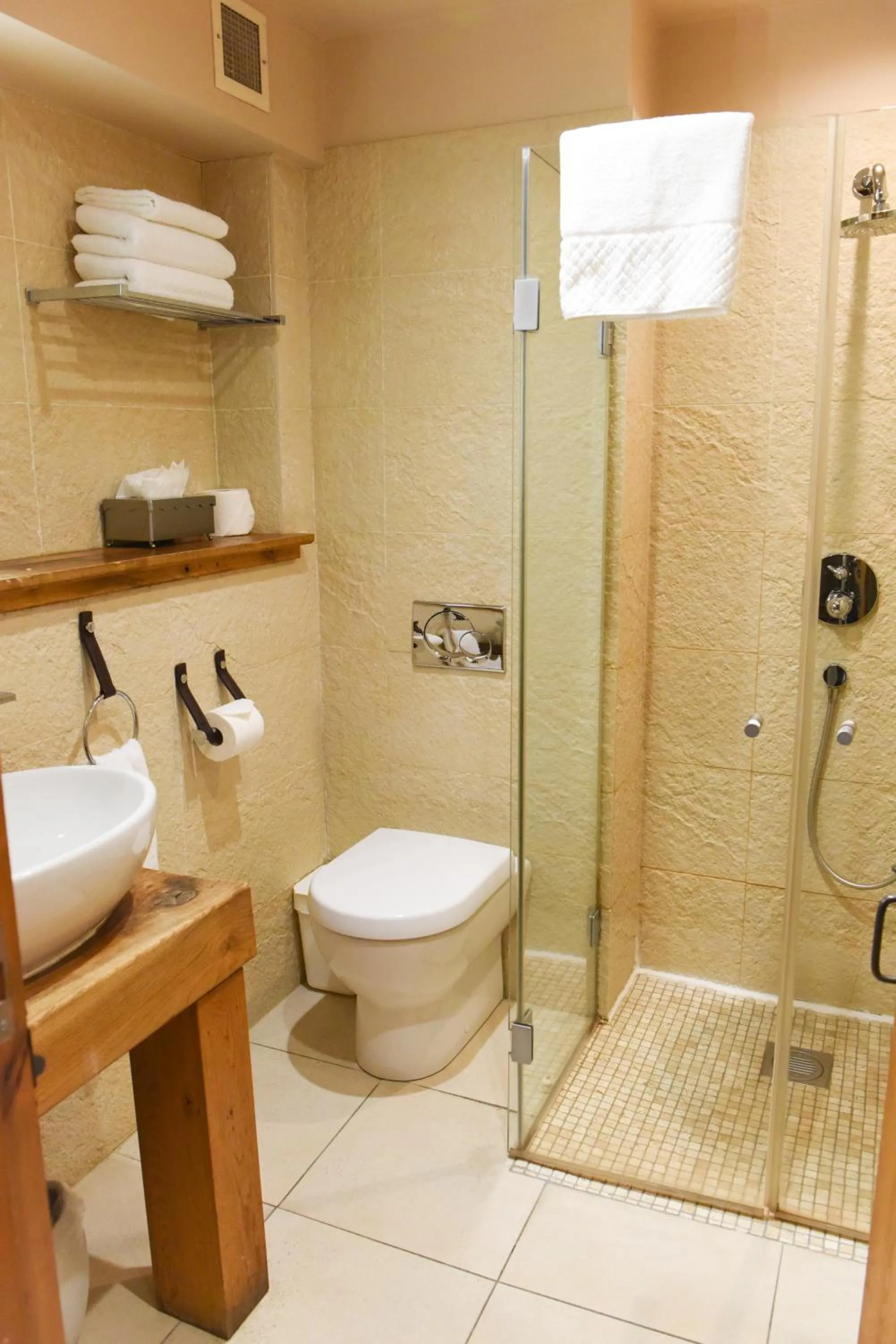 Shower in Glenskirlie Castle Hotel