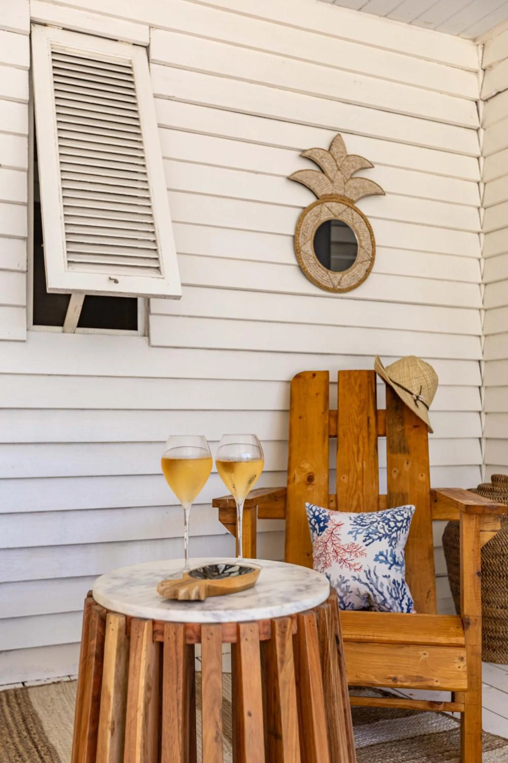 Patio in Opoa Beach Hotel