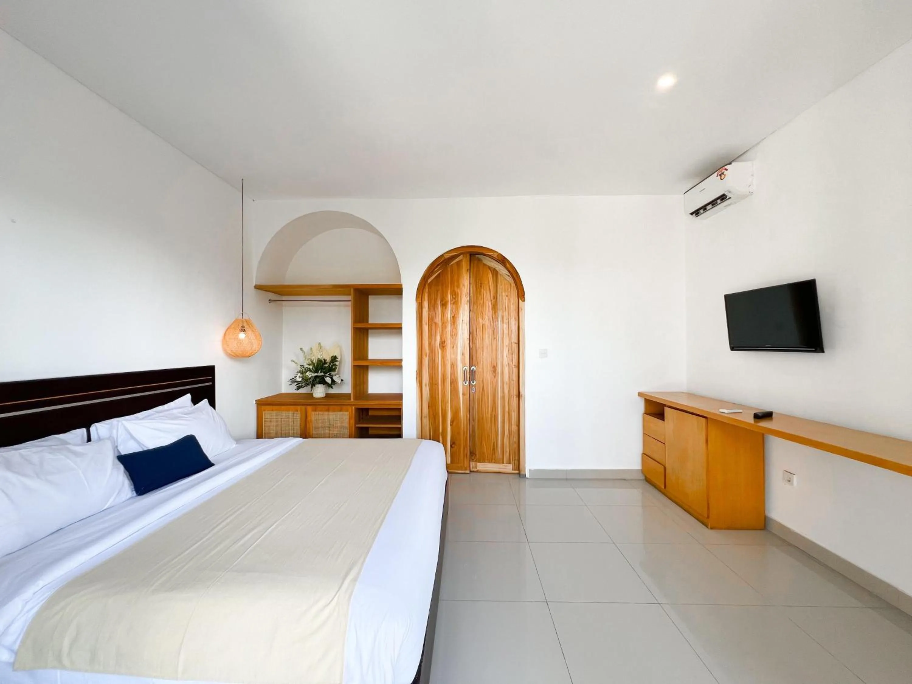 TV and multimedia, Bed in Apple Villas & Apartments