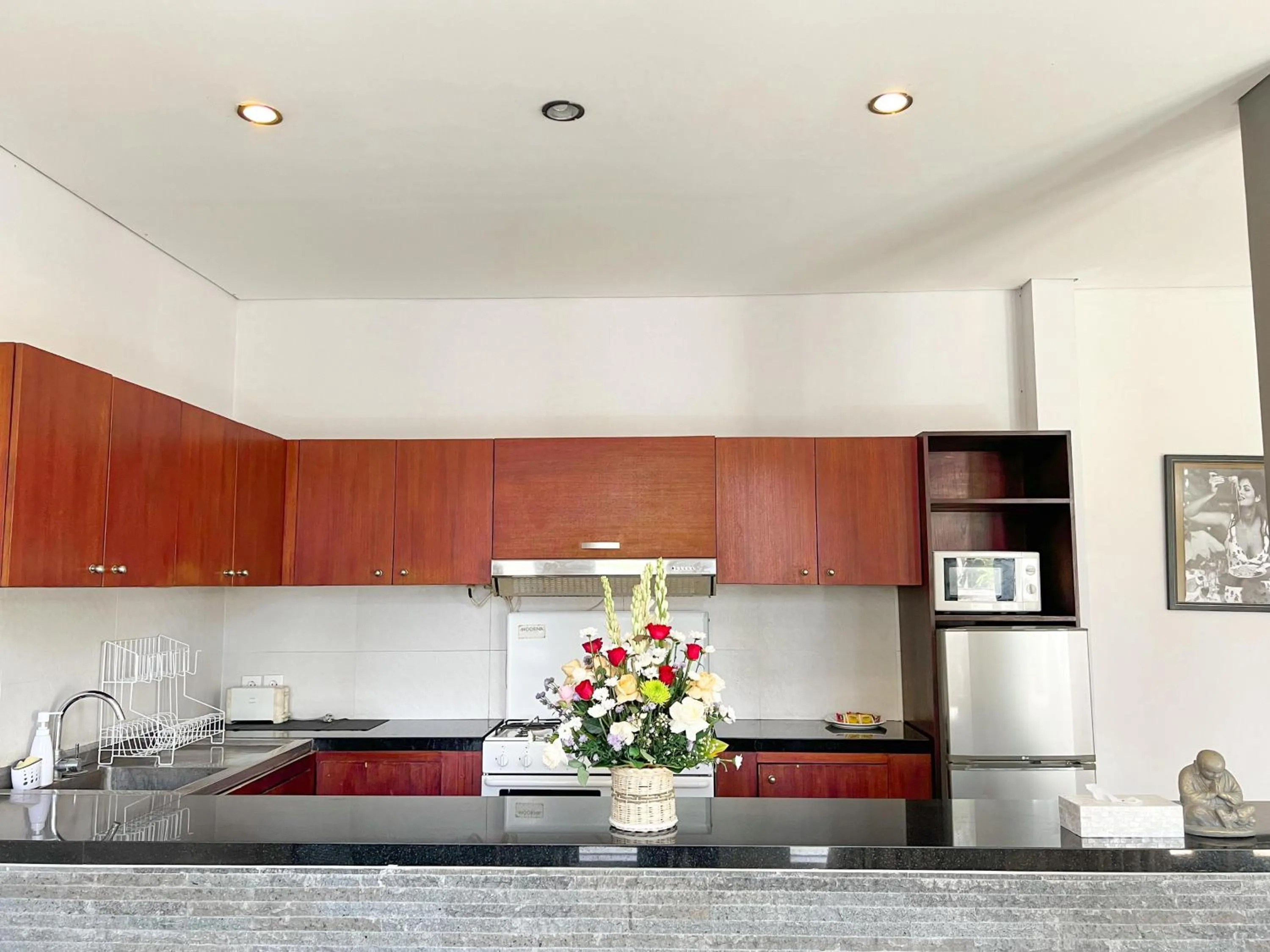 Kitchen or kitchenette in Apple Villas & Apartments