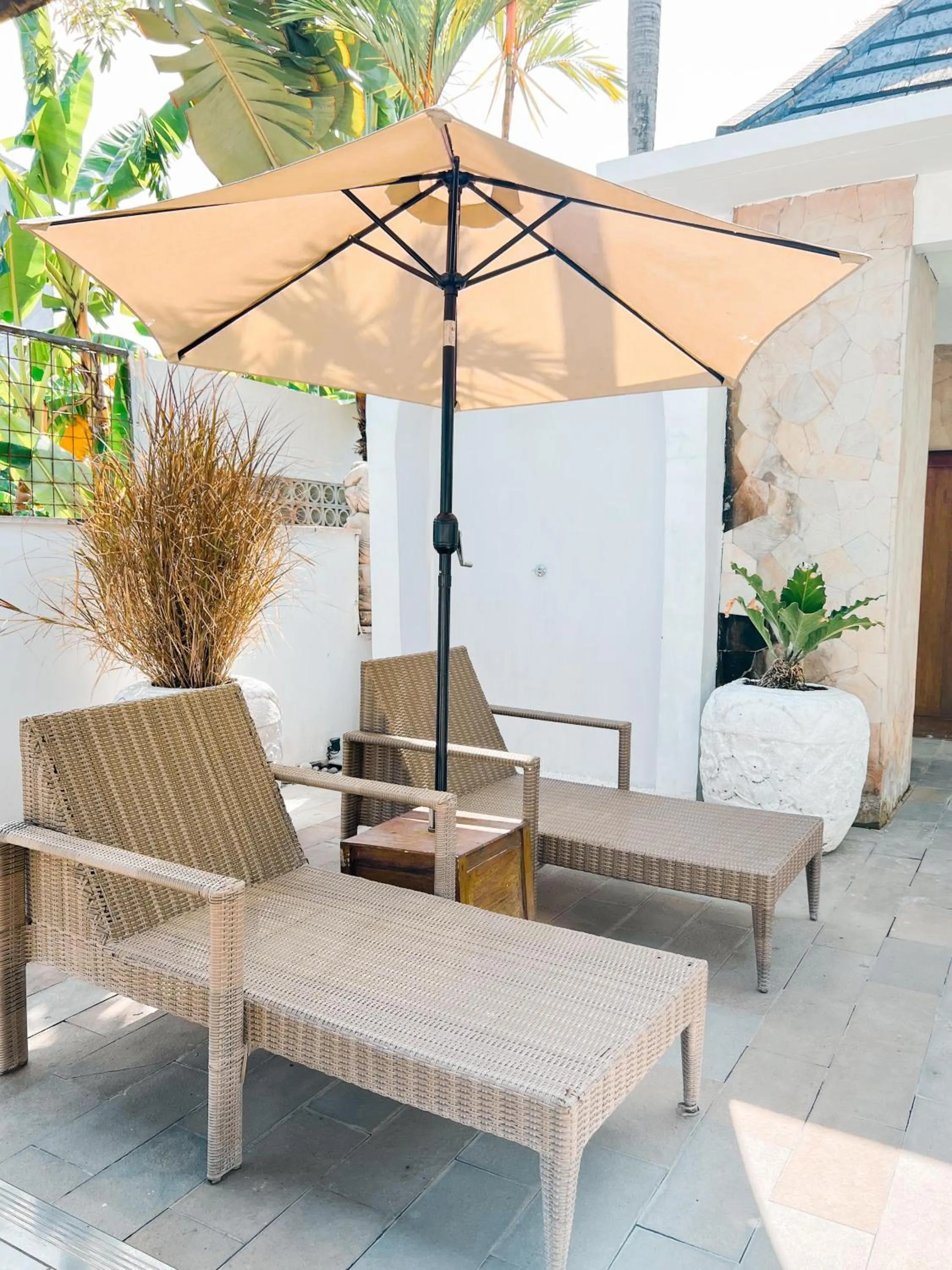 sunbed in Apple Villas & Apartments