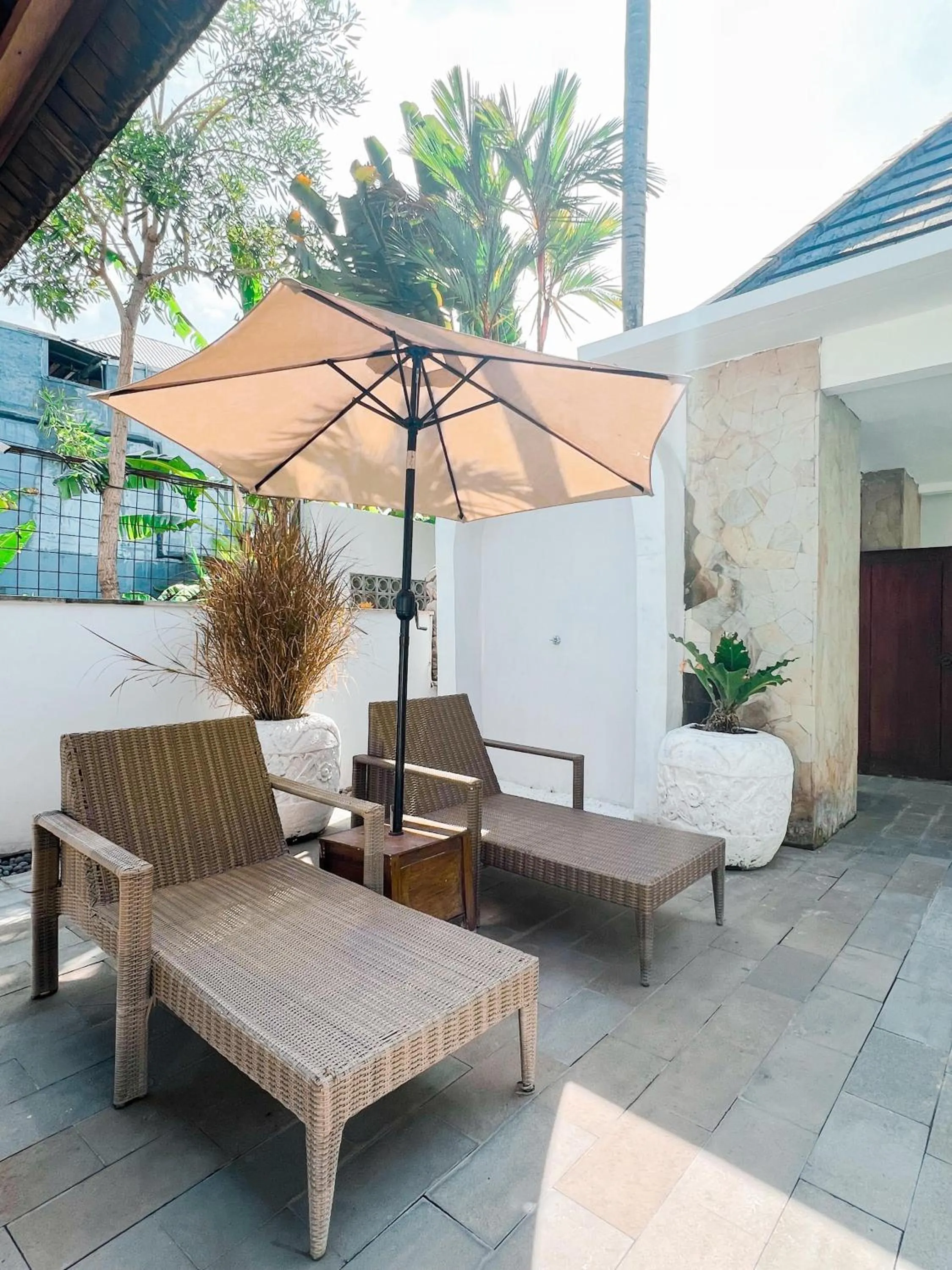 sunbed in Apple Villas & Apartments