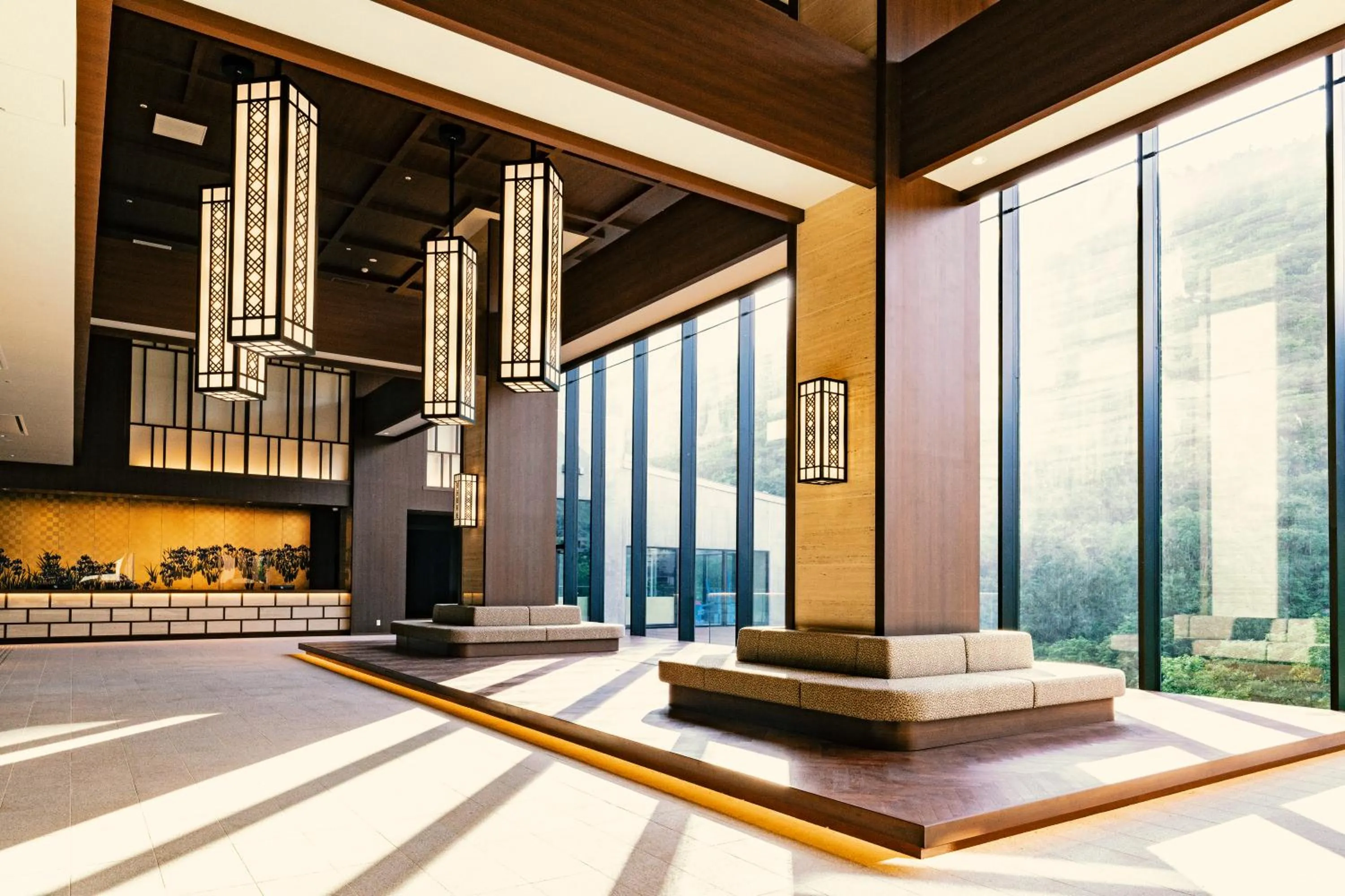 Lobby or reception in Grand Blissen Hotel Jozankei