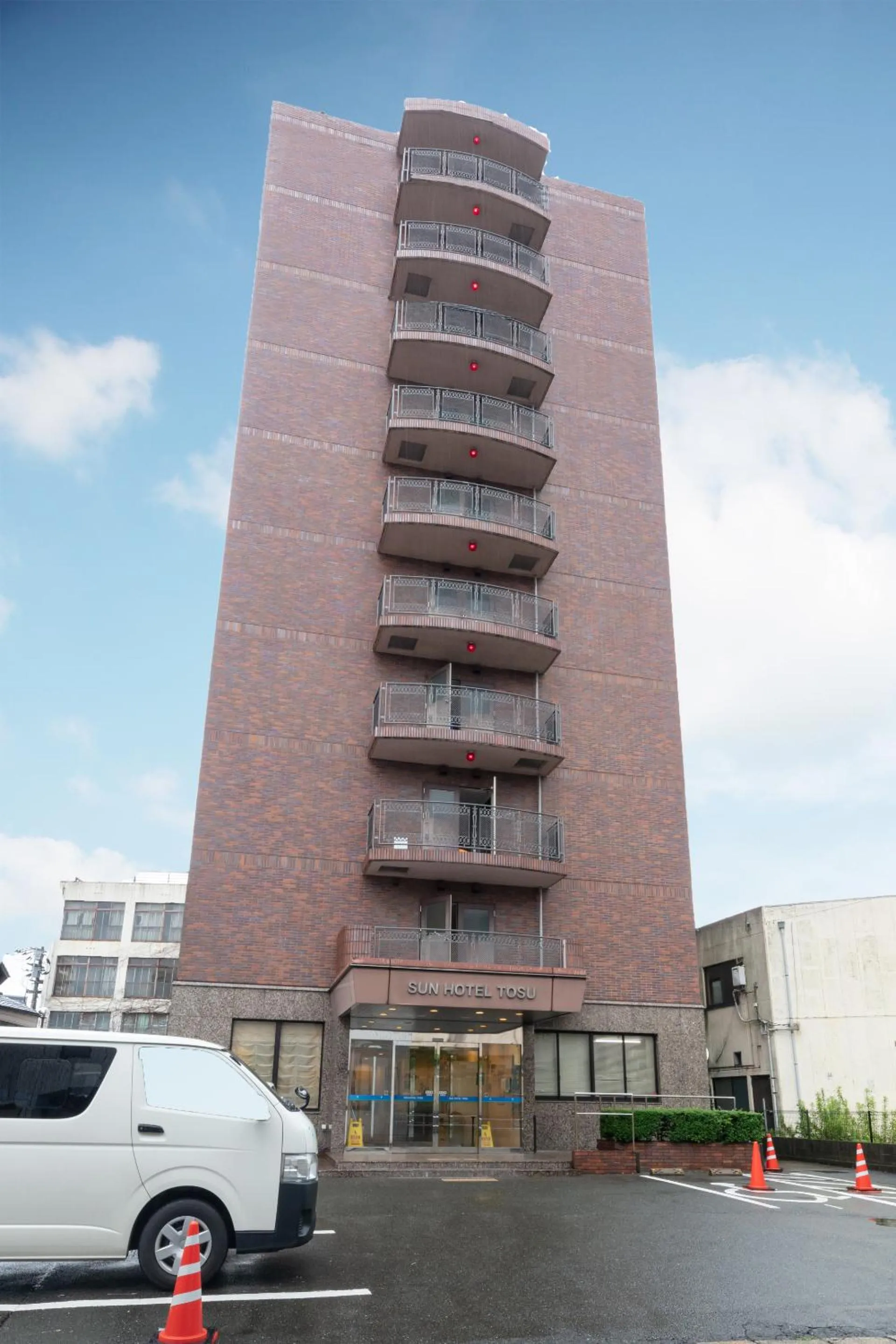 Facade/entrance in Sun Hotel Tosu Saga