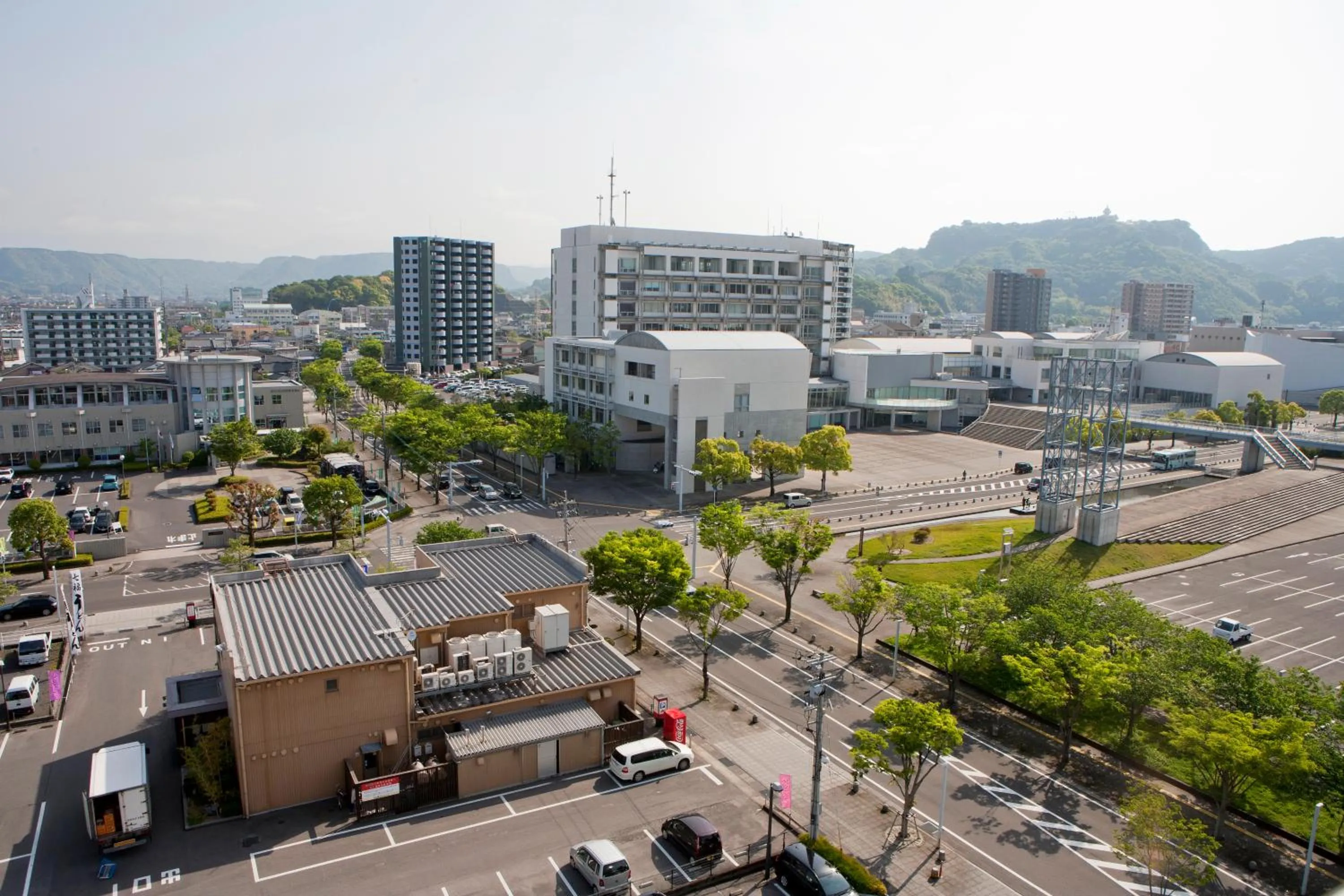Facade/entrance in APA Hotel Kagoshima Kokubu