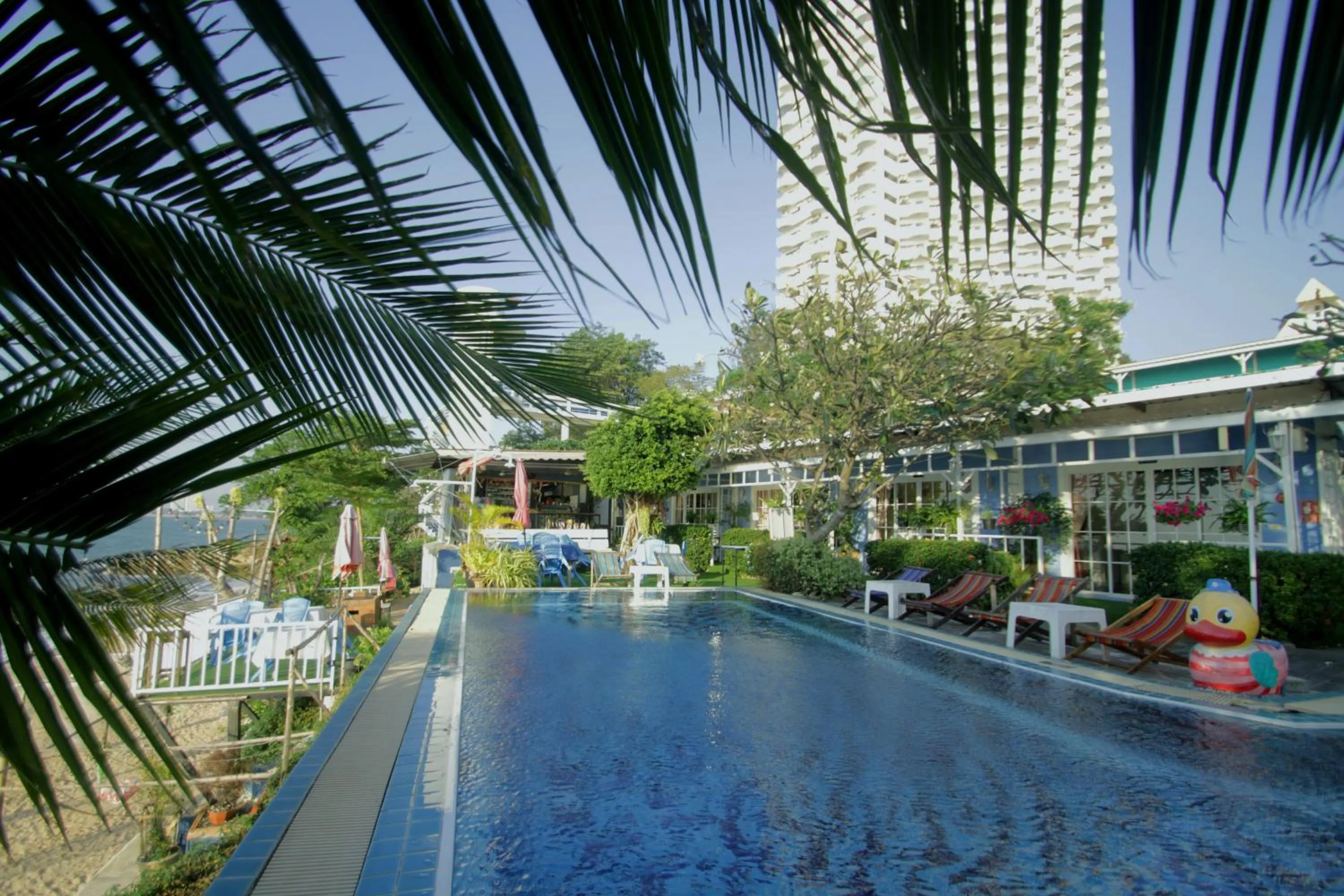 Pool view in Pattaya Paradise Beach Resort