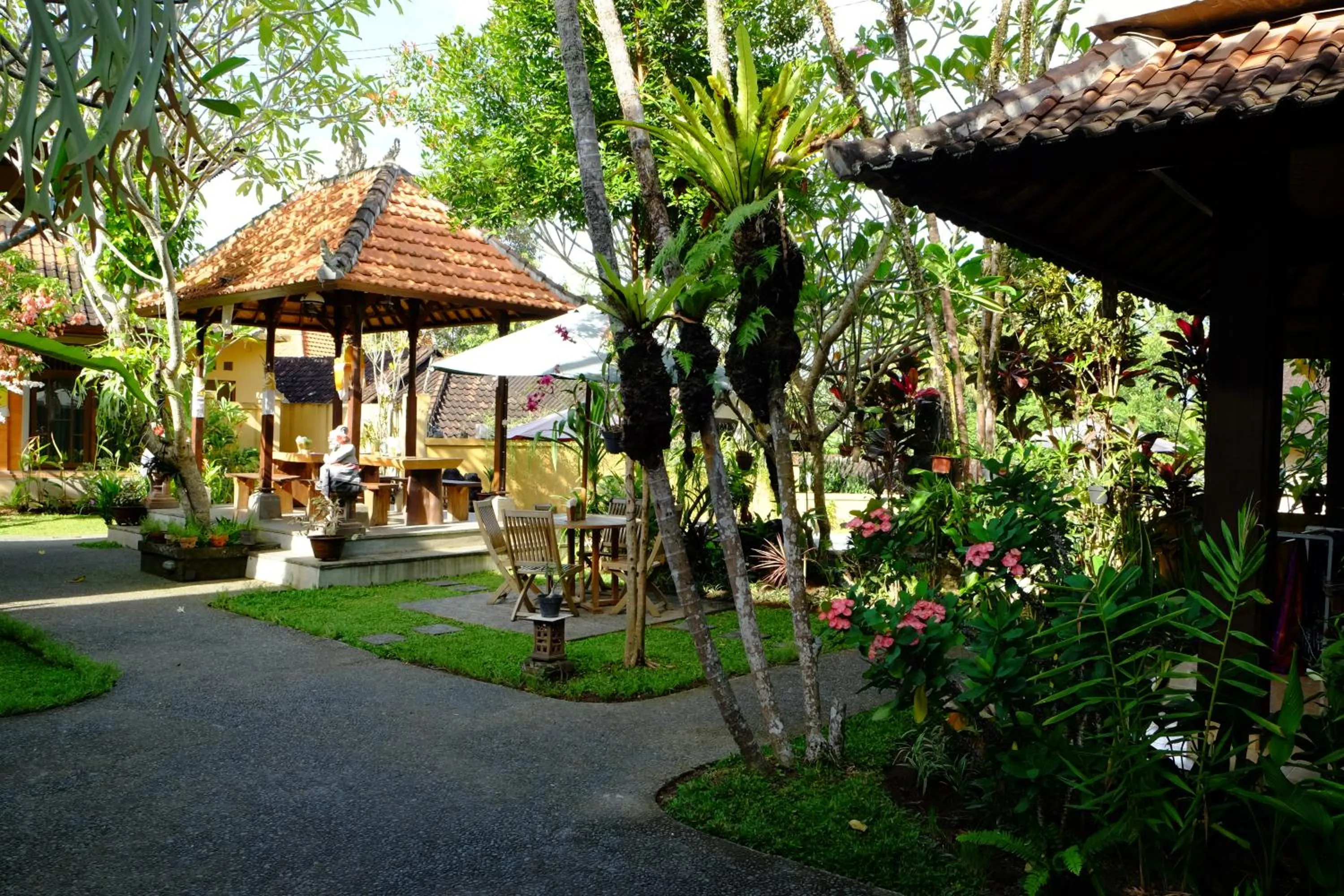 Garden view in Jati 3 Bungalows