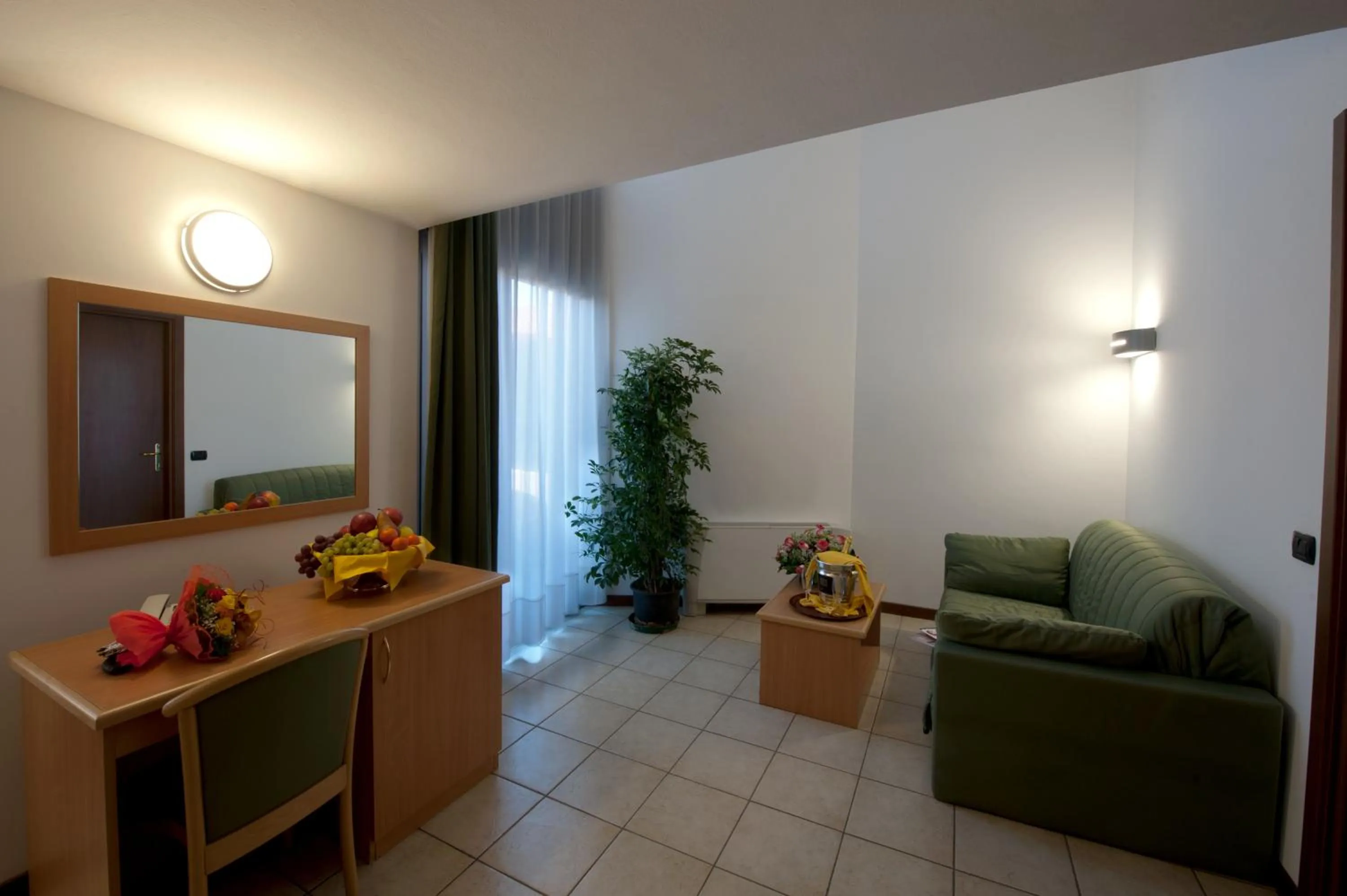 Seating area in Hotel Roma