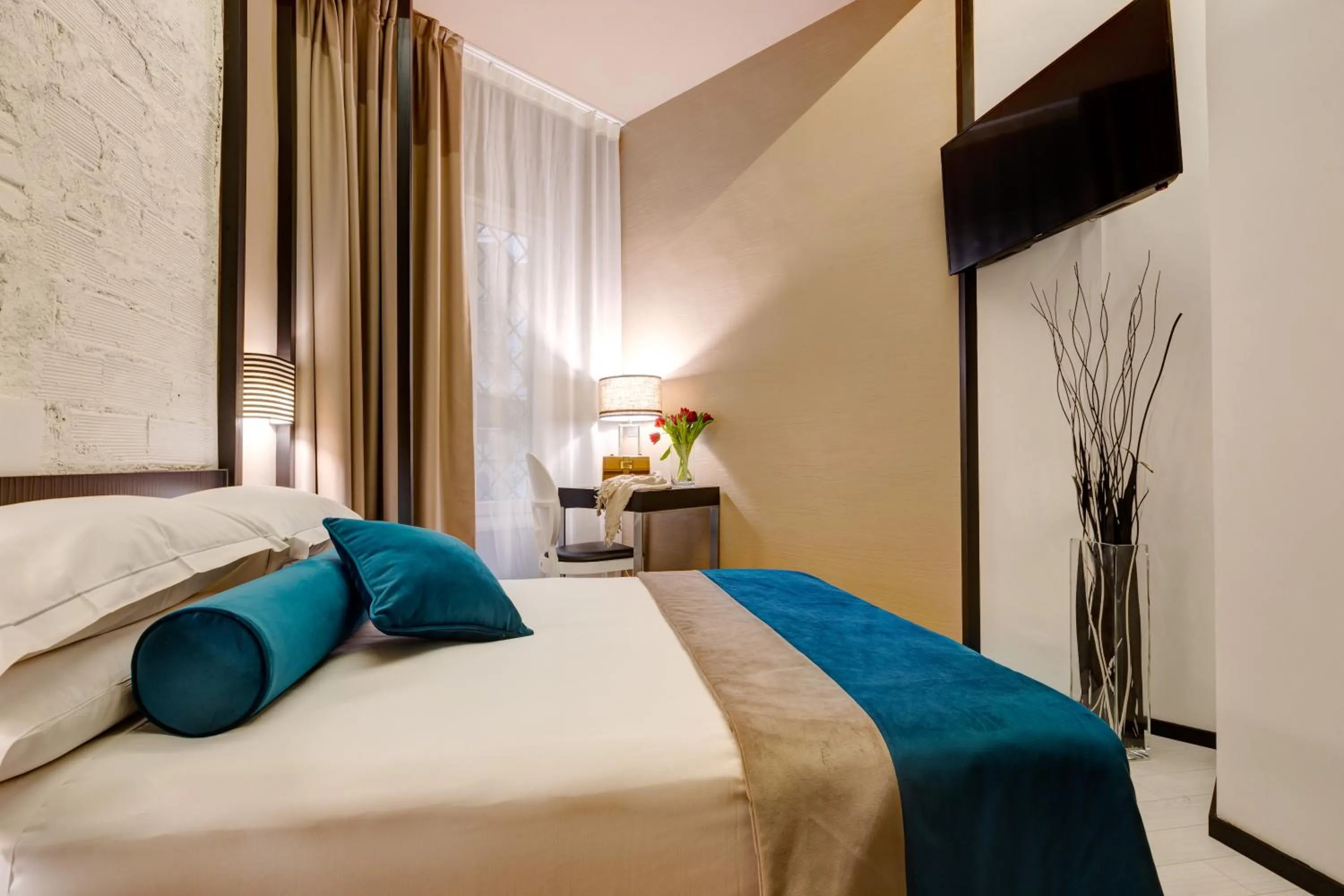 Photo of the whole room, Bed in Dharma Luxury Hotel