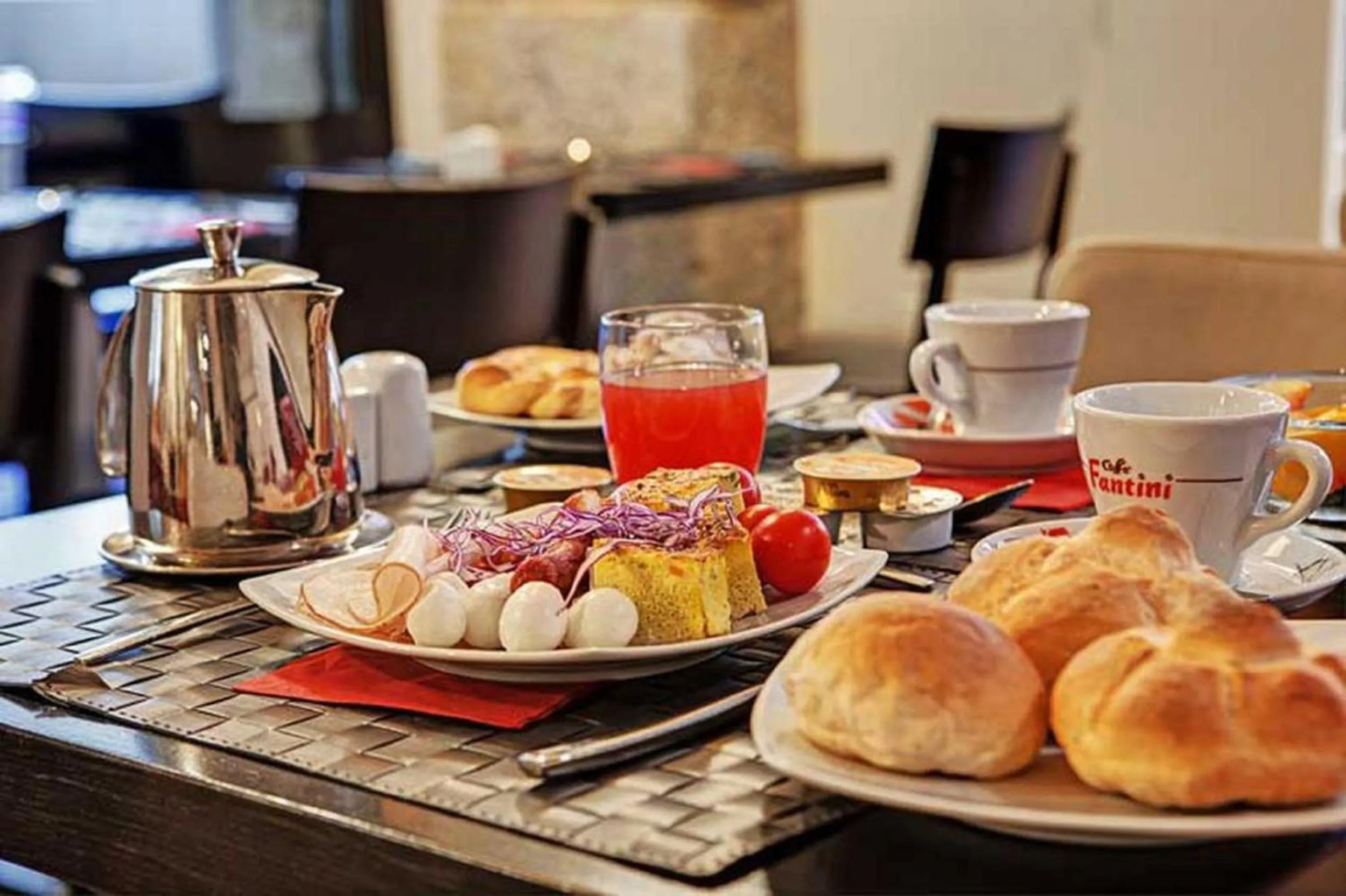 Continental breakfast in Dharma Luxury Hotel