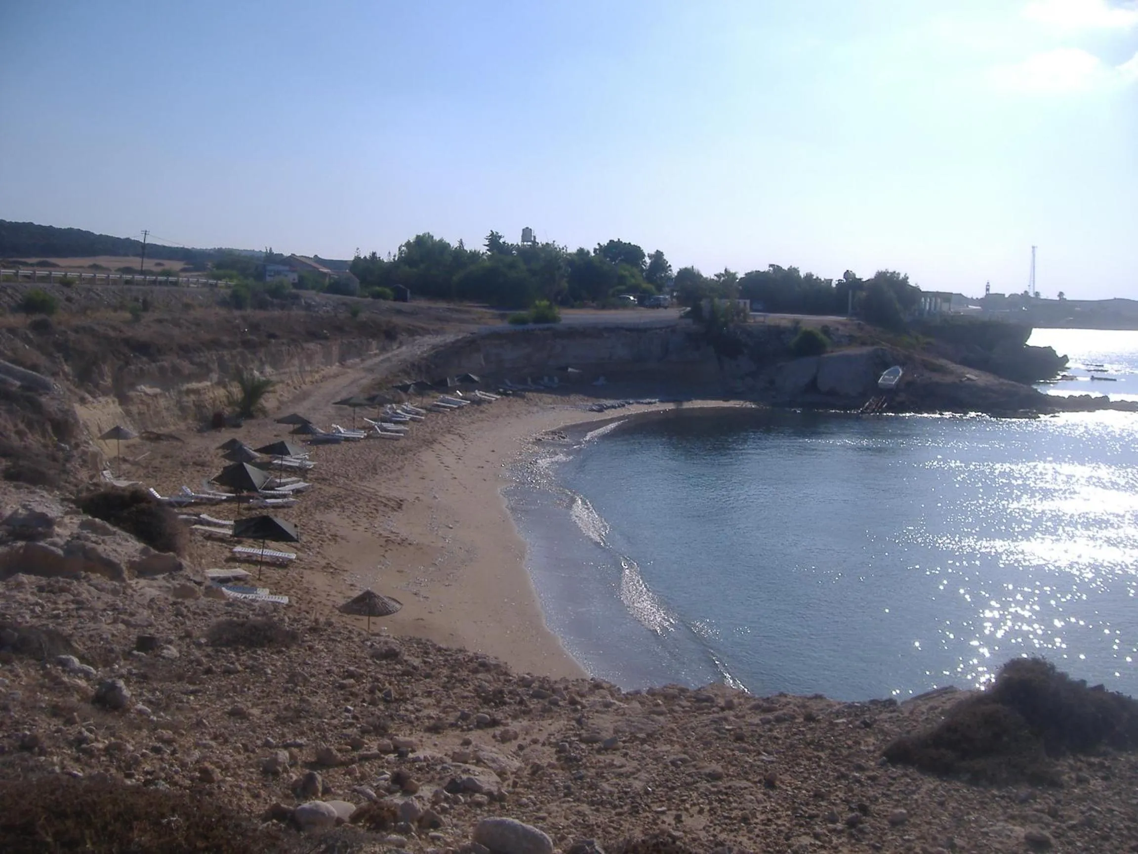 Beach in Theresa Hotel at Karpaz Peninsula