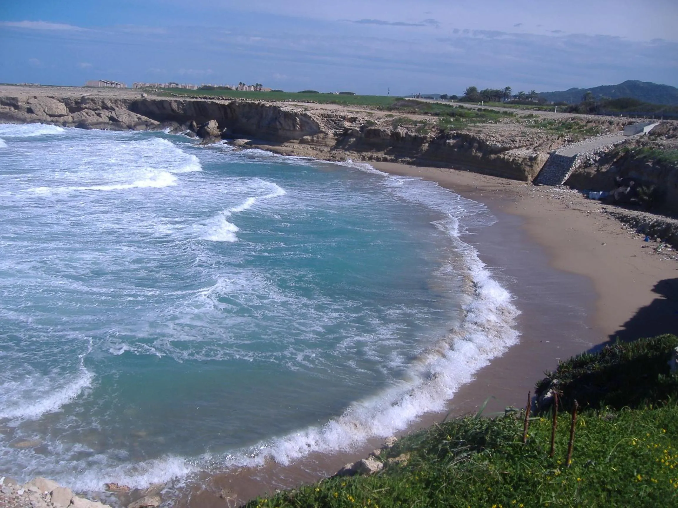 Beach in Theresa Hotel at Karpaz Peninsula