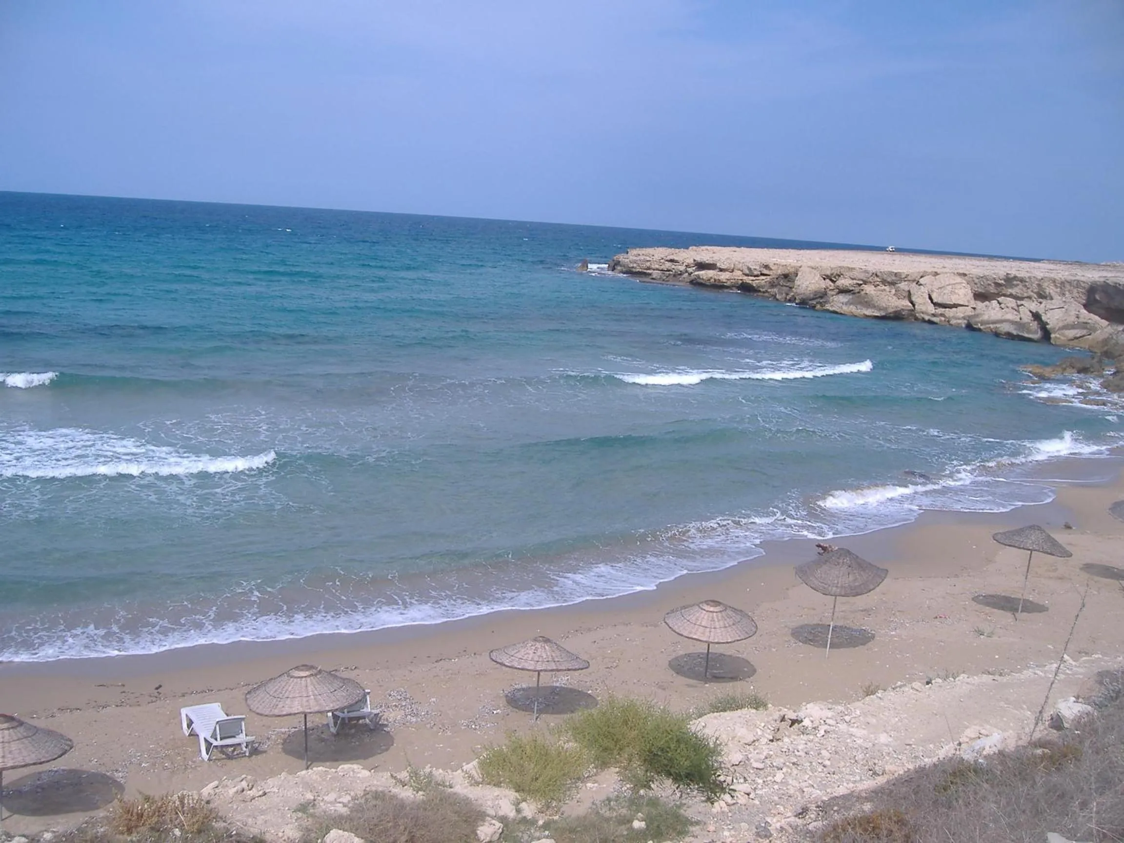 Beach in Theresa Hotel at Karpaz Peninsula