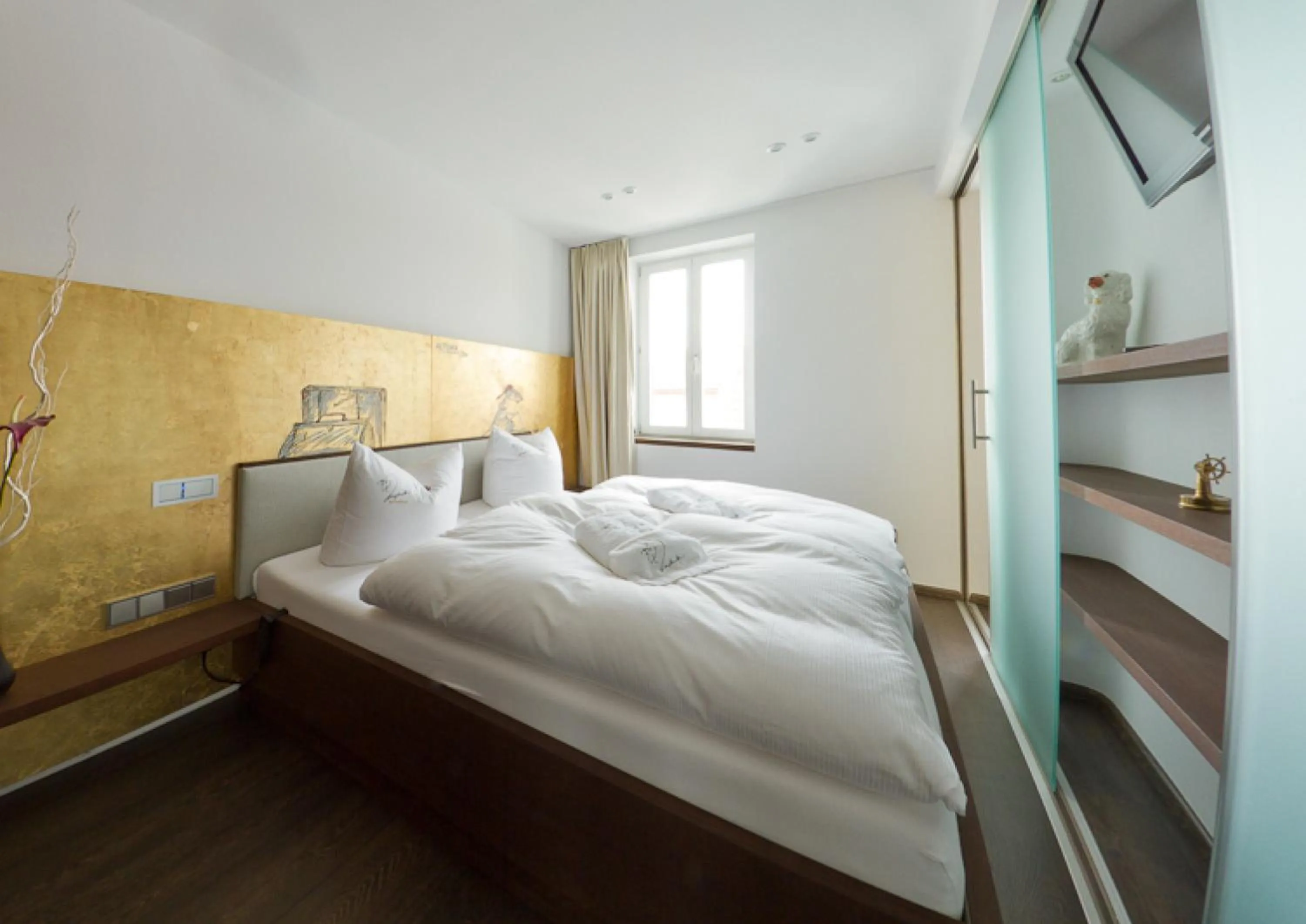 Bedroom, Bed in Ringelnatz Warnemünde