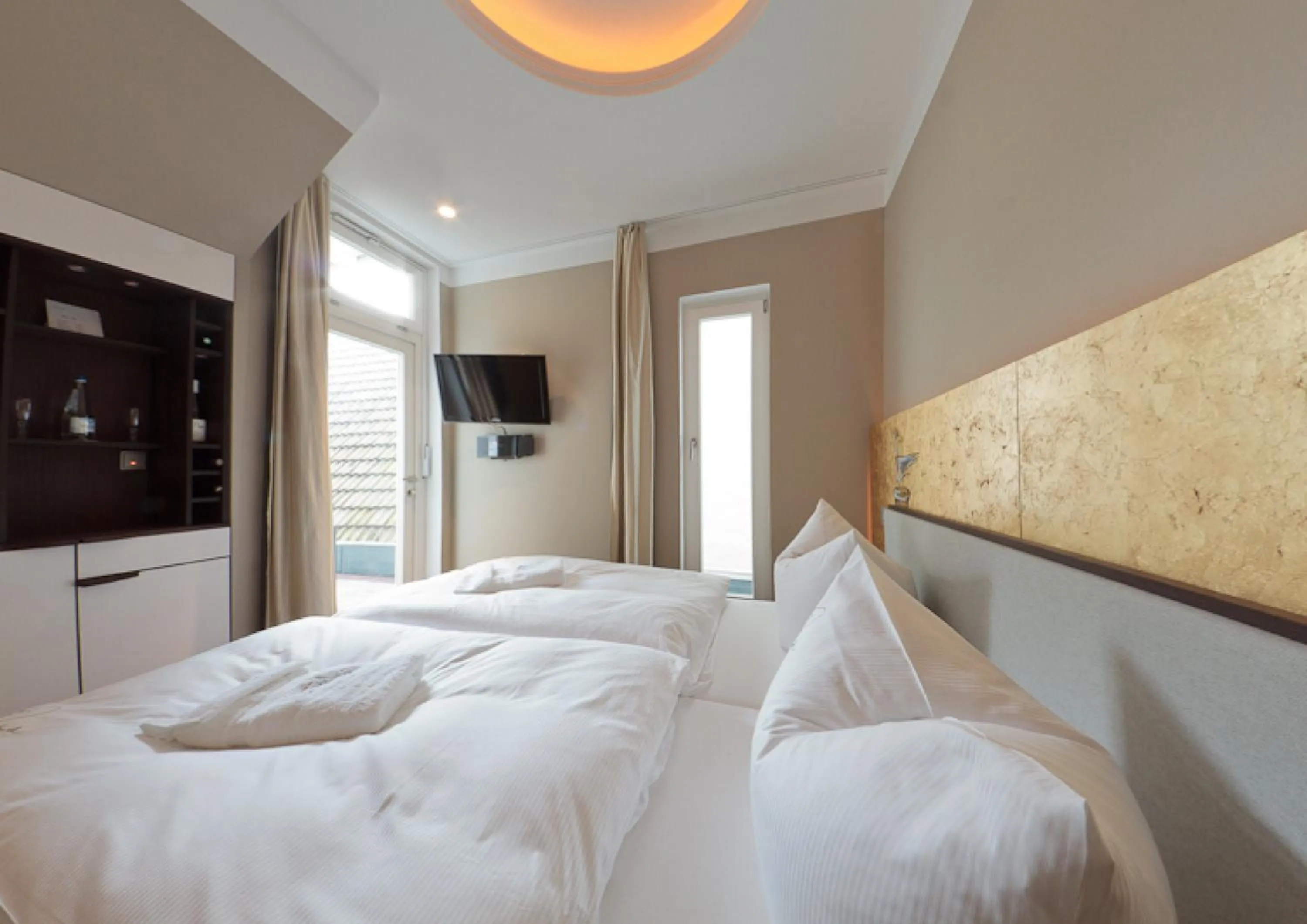 Bedroom, Bed in Ringelnatz Warnemünde