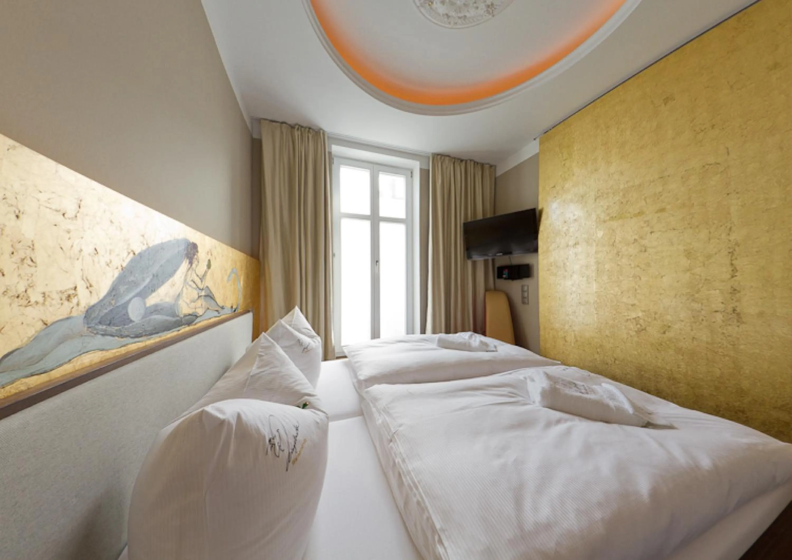 Bedroom, Bed in Ringelnatz Warnemünde