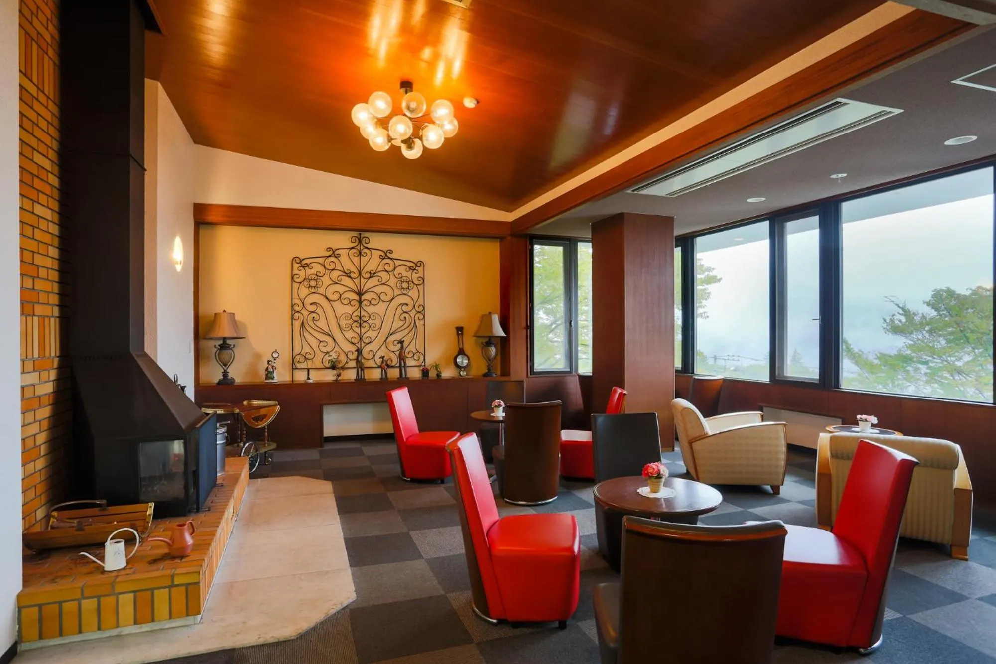 Lounge or bar in HAKONE GORA ONSEN Hotel Kasansui