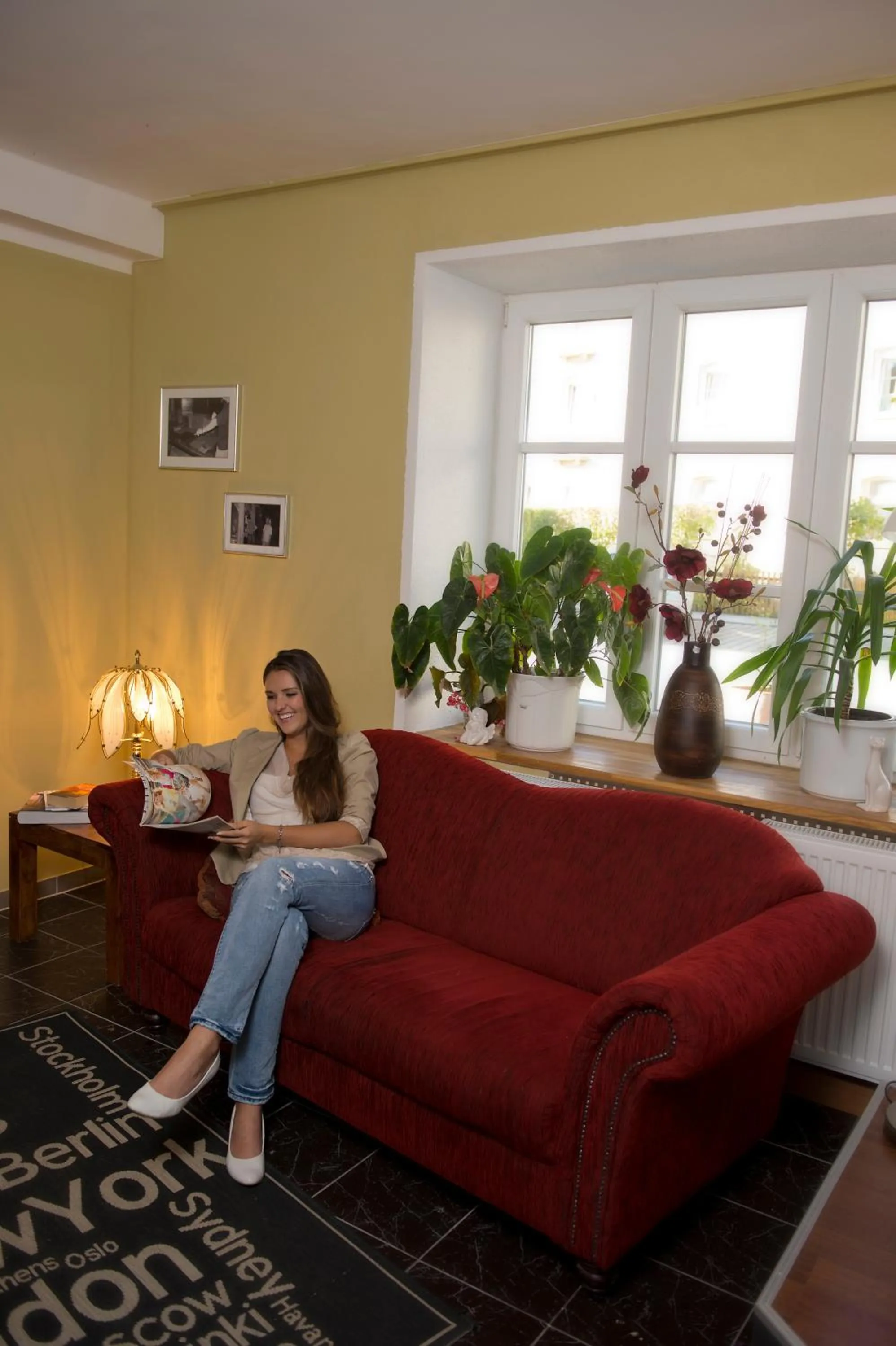 Decorative detail in Vila Belaggio