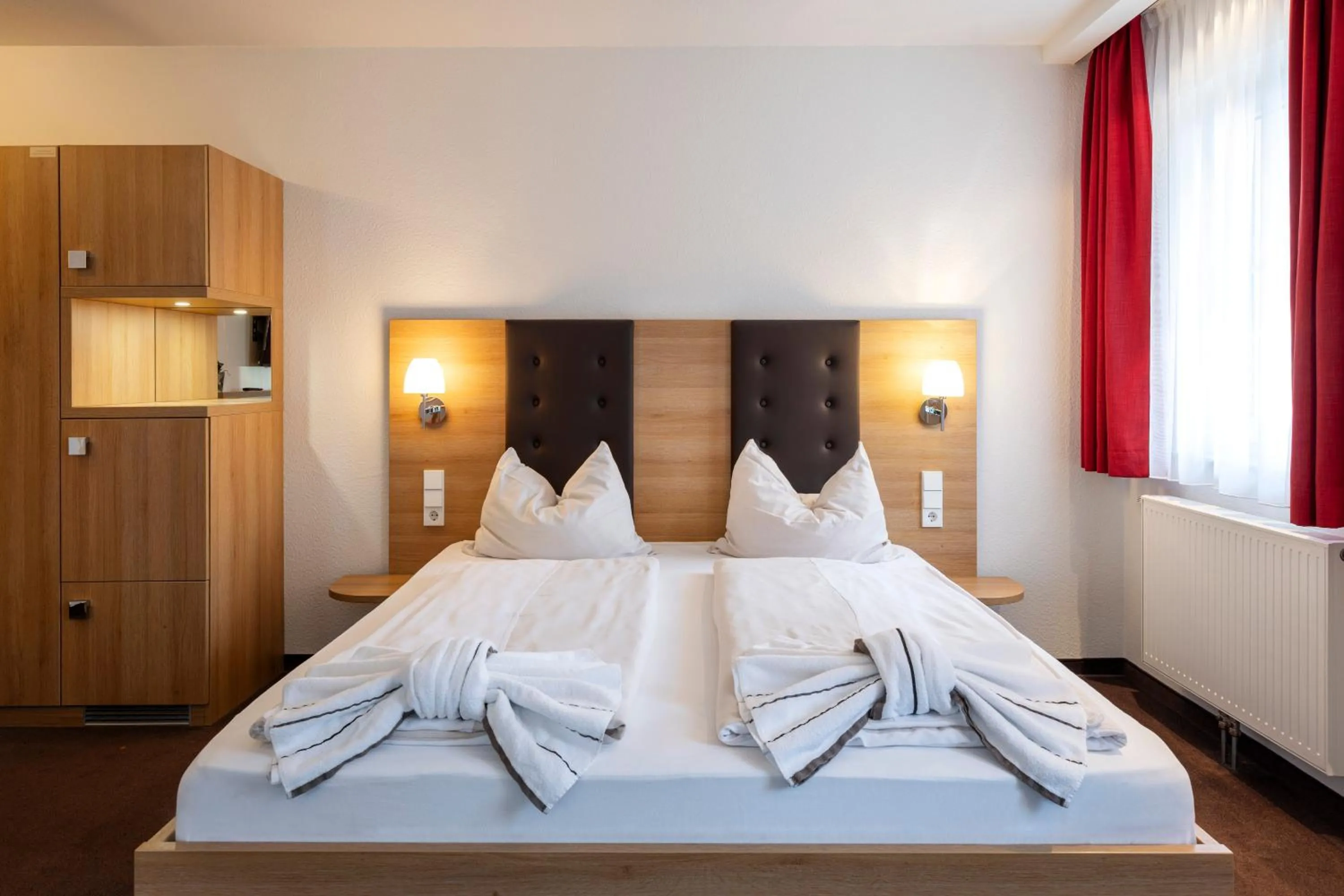 Bed in Hotel Rössle Berneck