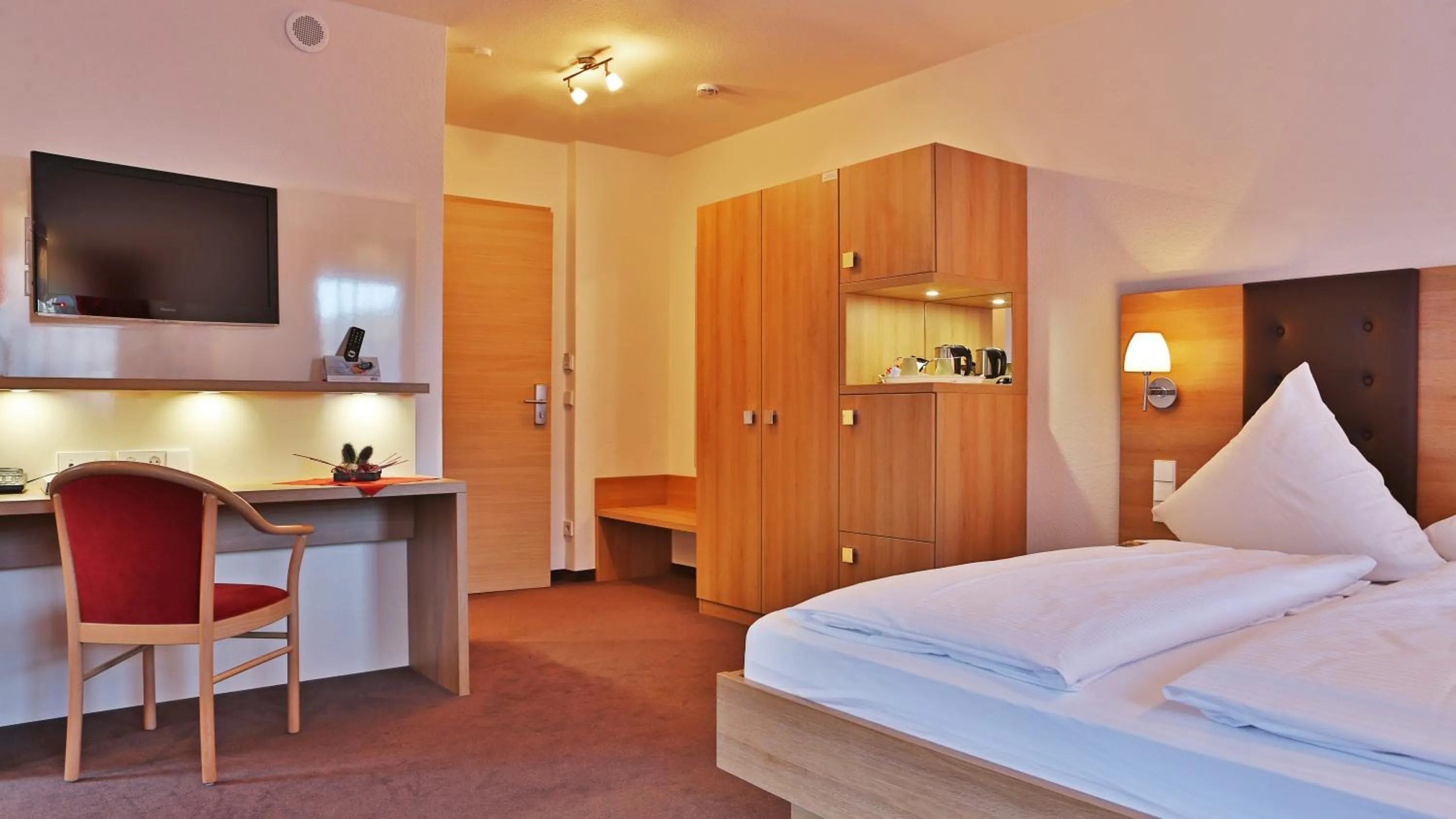 Bed in Hotel Rössle Berneck