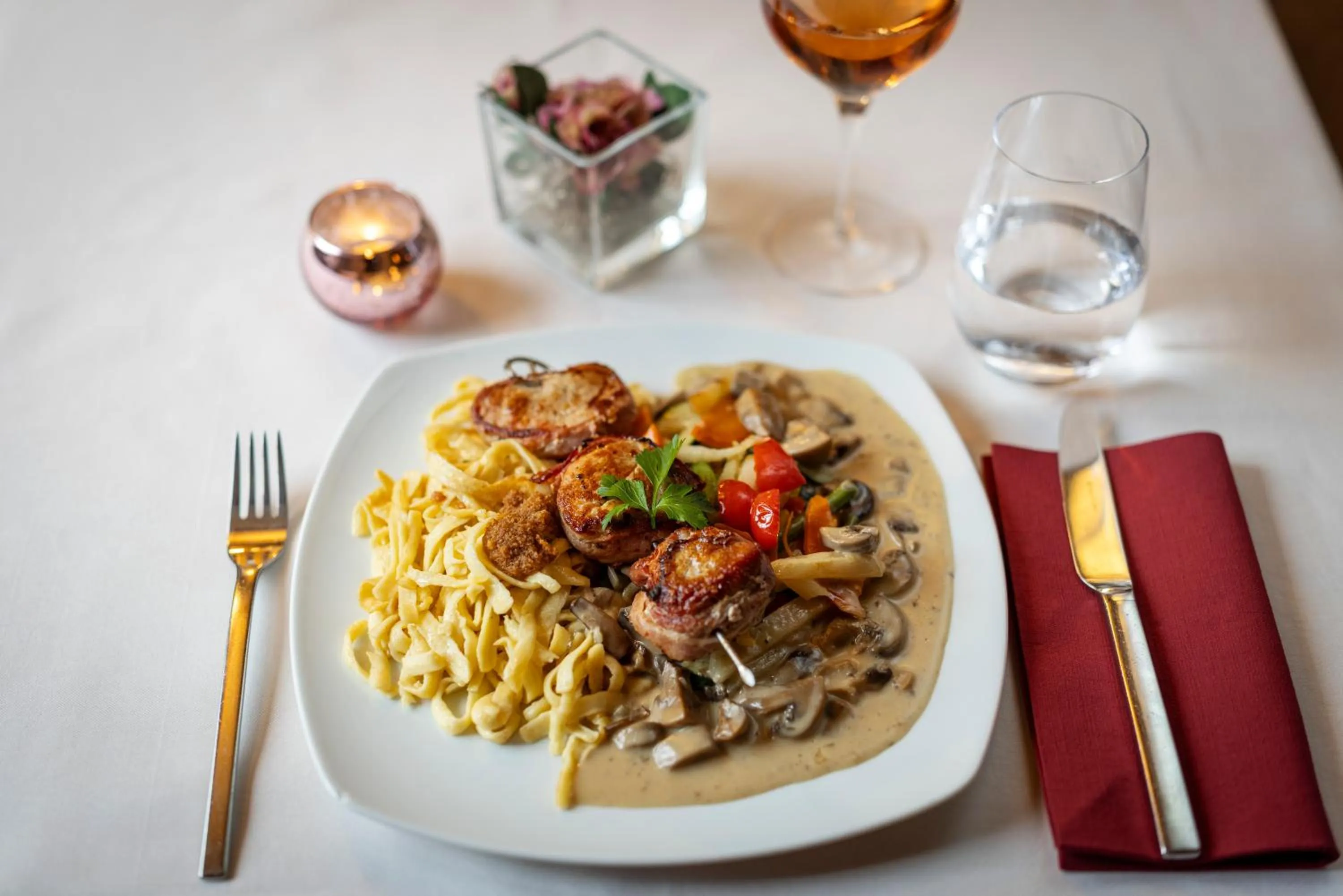 Dinner in Hotel Rössle Berneck