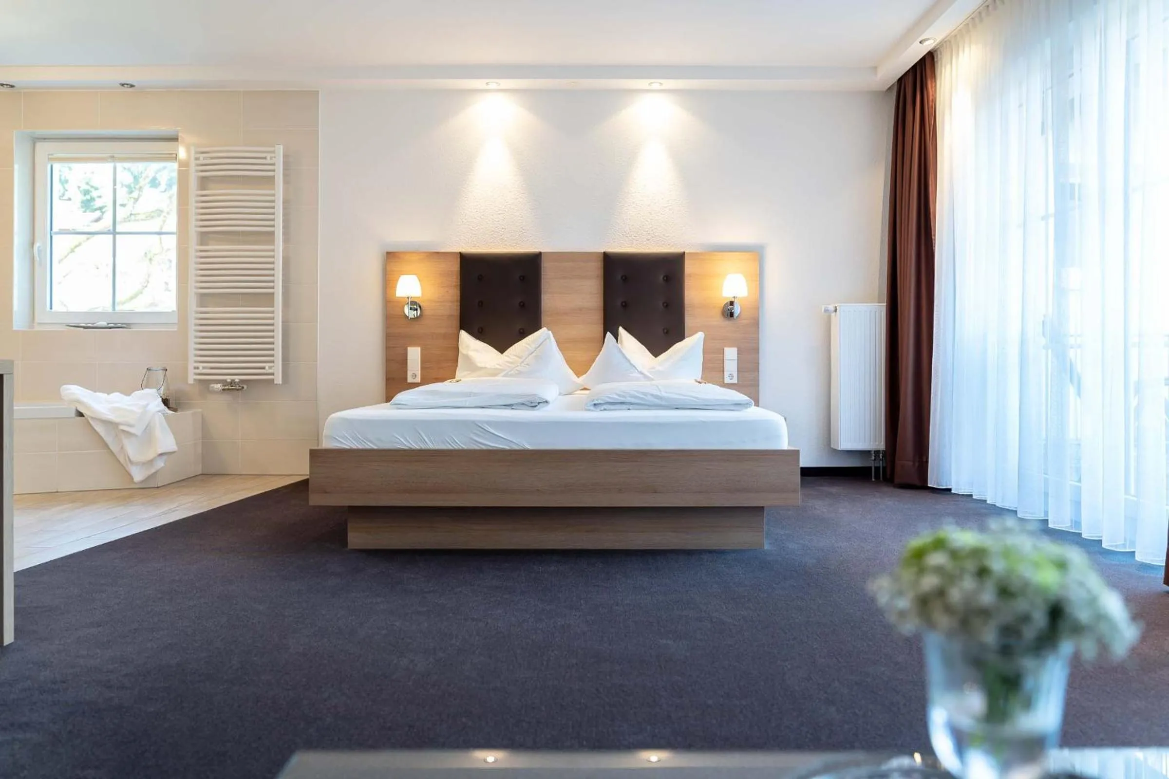 Bed in Hotel Rössle Berneck