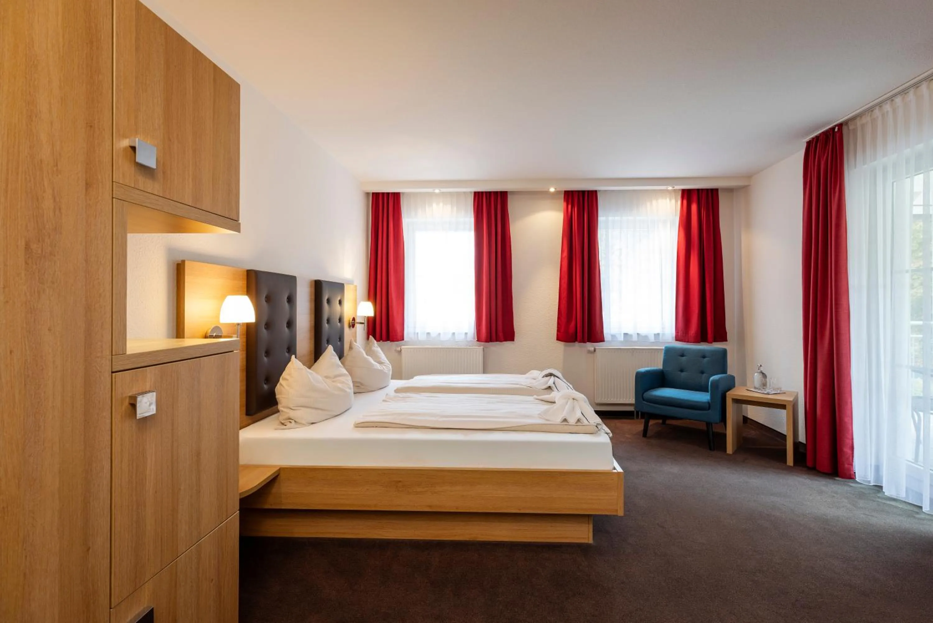 Bed in Hotel Rössle Berneck